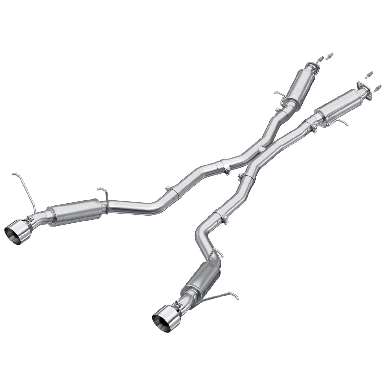 MBRP 2012+ Jeep Grand Cherokee SRT 6.4L 3in Dual Rear Exit Aluminized Catback Exhaust - T304 Tips