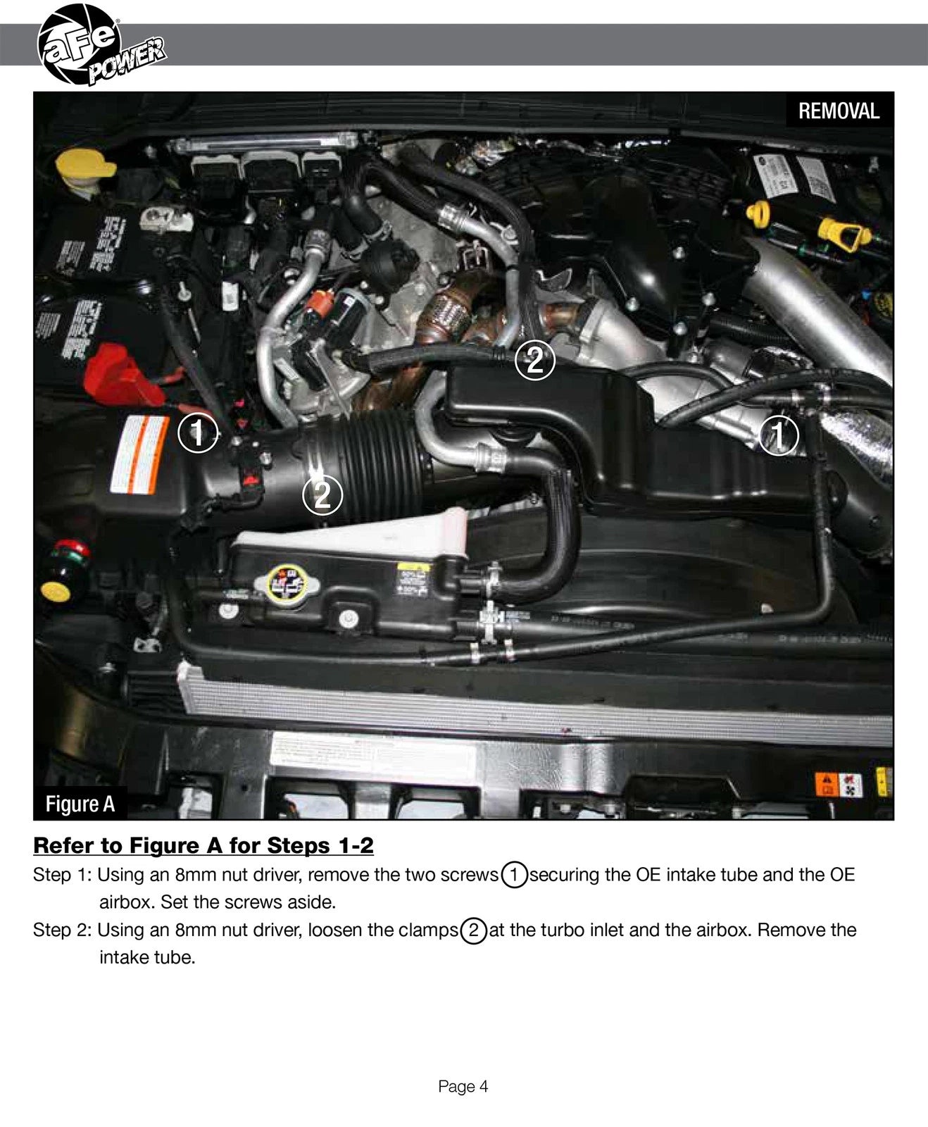 aFe Quantum Pro DRY S Cold Air Intake System 11-16 Ford Powerstroke V8-6.7L - Dry
