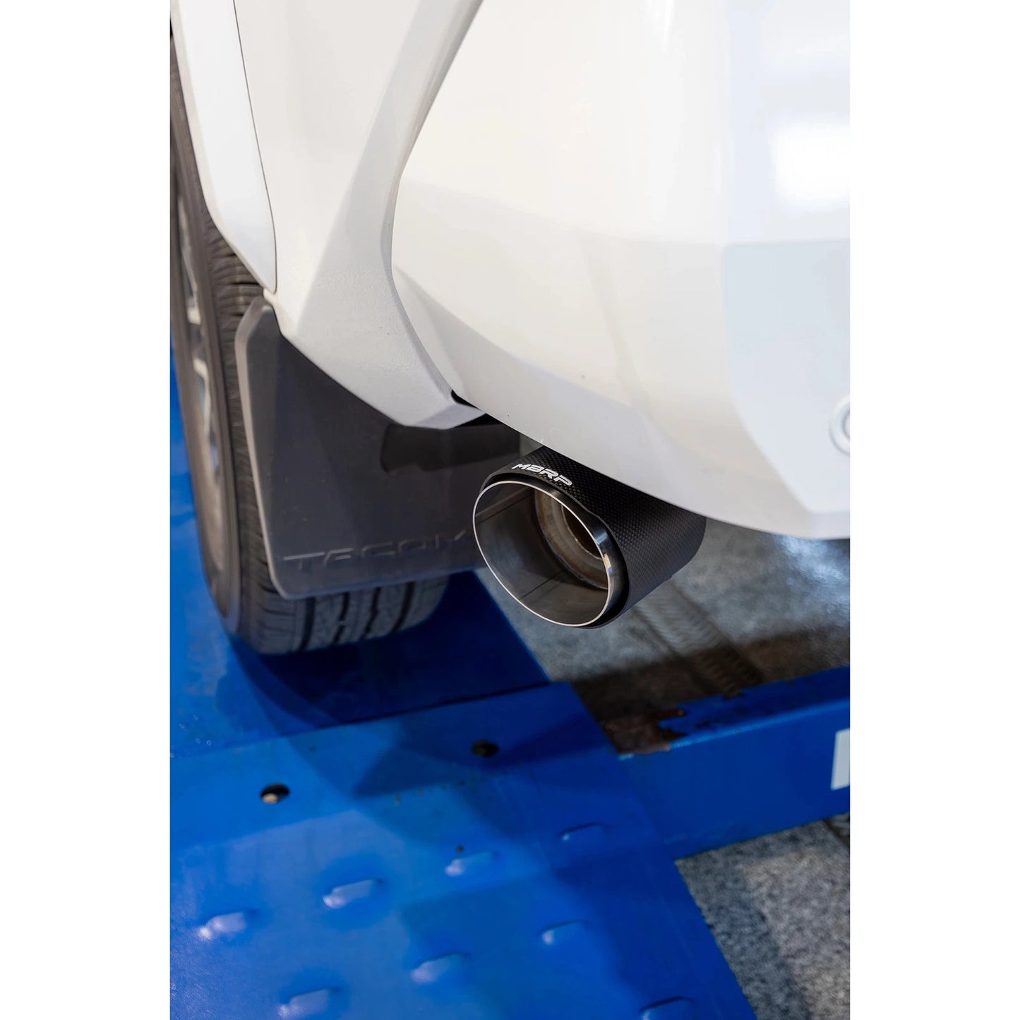 MBRP 2024 Toyota Tacoma T304 Stainless Steel 3in Cat-Back Single Side Exit with Carbon Fiber Tip
