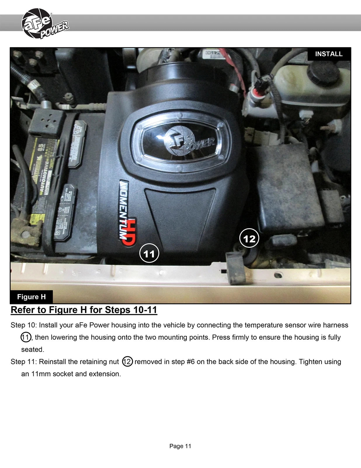 aFe POWER Momentum HD Cold Air Intake System w/ Pro Dry S Media 94-97 Ford Powerstroke 7.3L