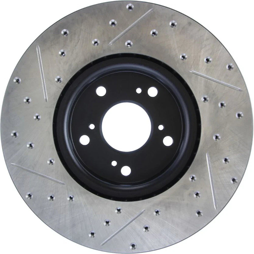 StopTech 04-08 Acura TL (Brembo Caliber) SportStop Slotted & Drilled Left Front Rotor