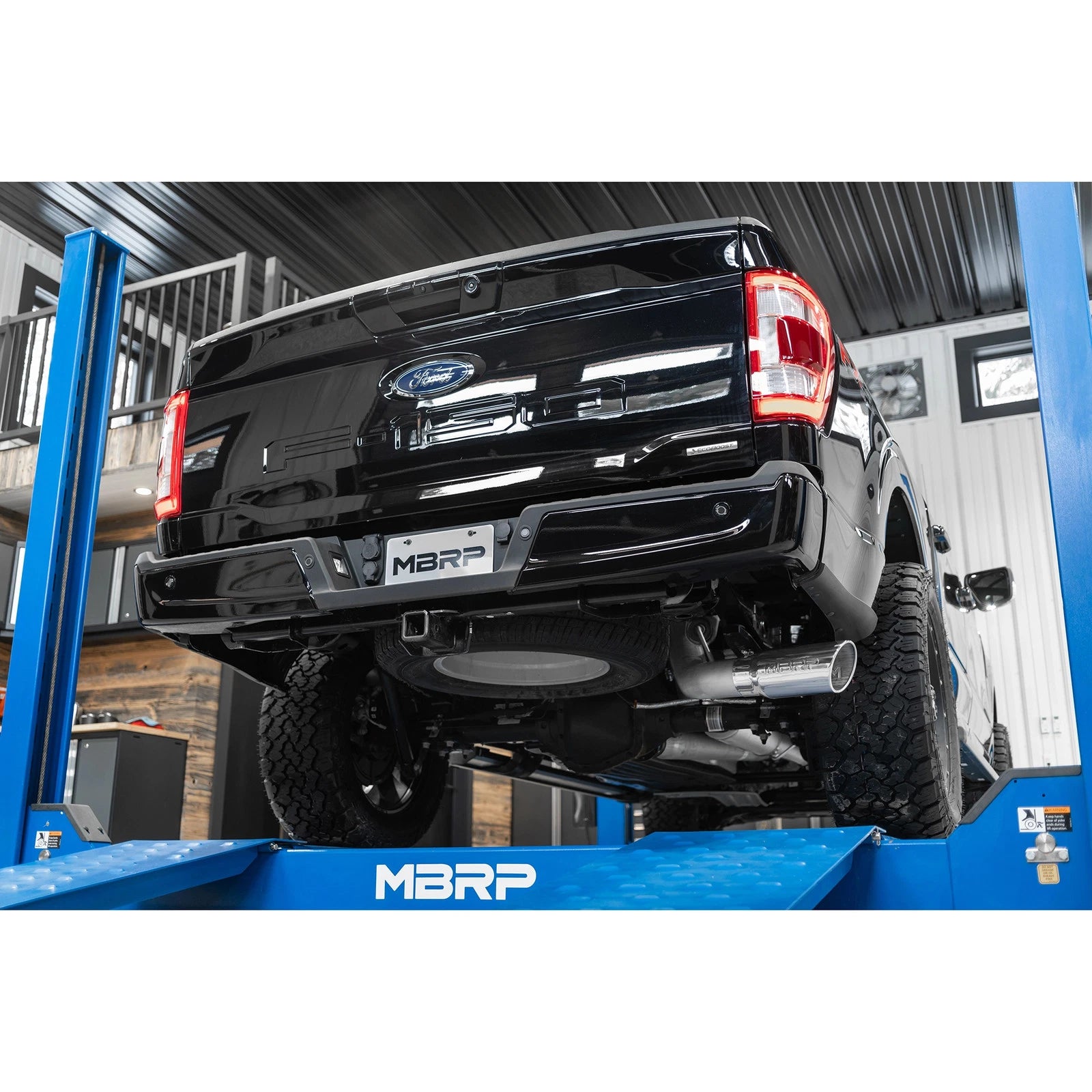 MBRP 2021+ Ford F150 2.7L/3.5L/5.0L 4in T409 Stainless Steel Cat-Back - RACE VERSION