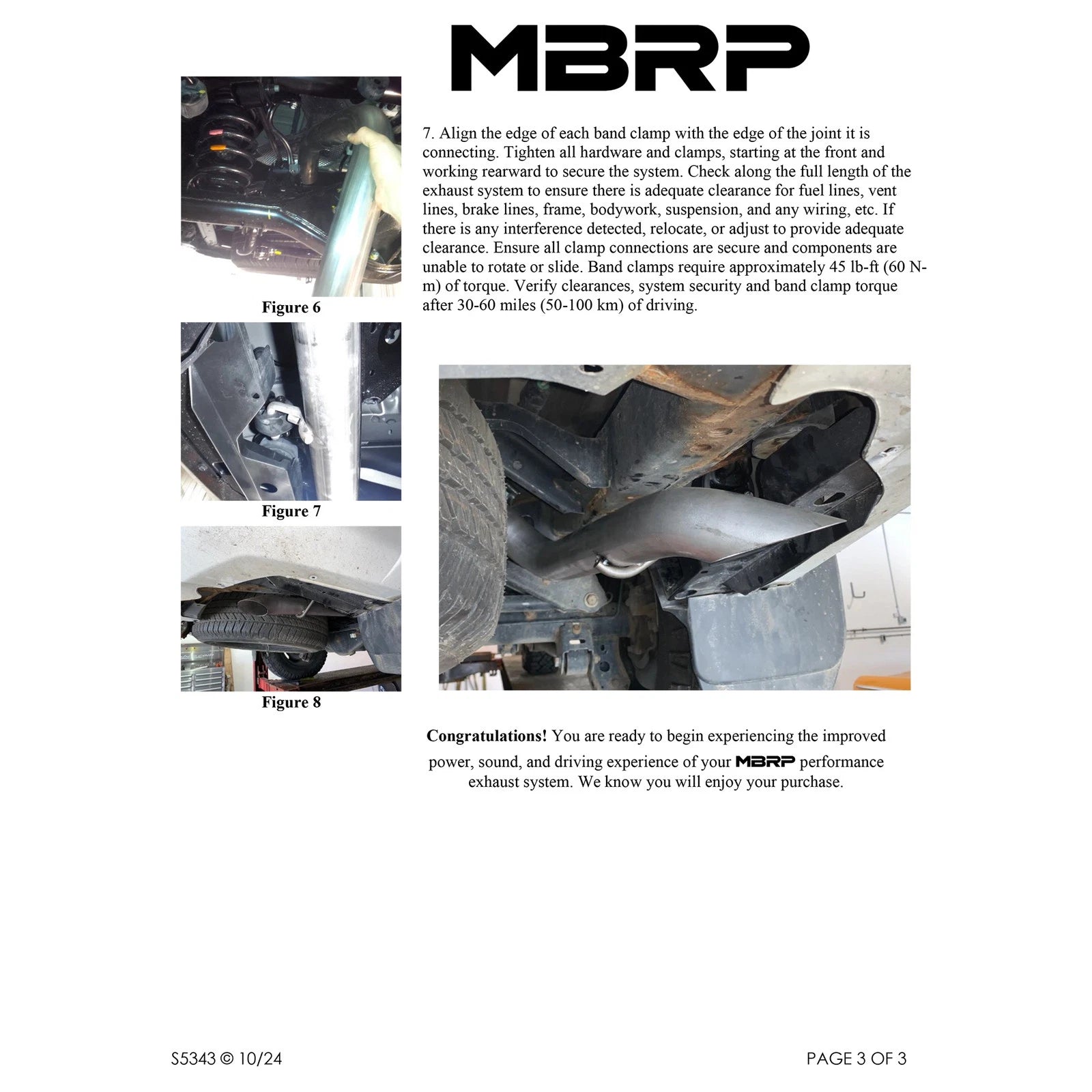 MBRP 04-21 Toyota 4Runner 4.0L 3in T304 Stainless Steel Cat Back Single Side Exit