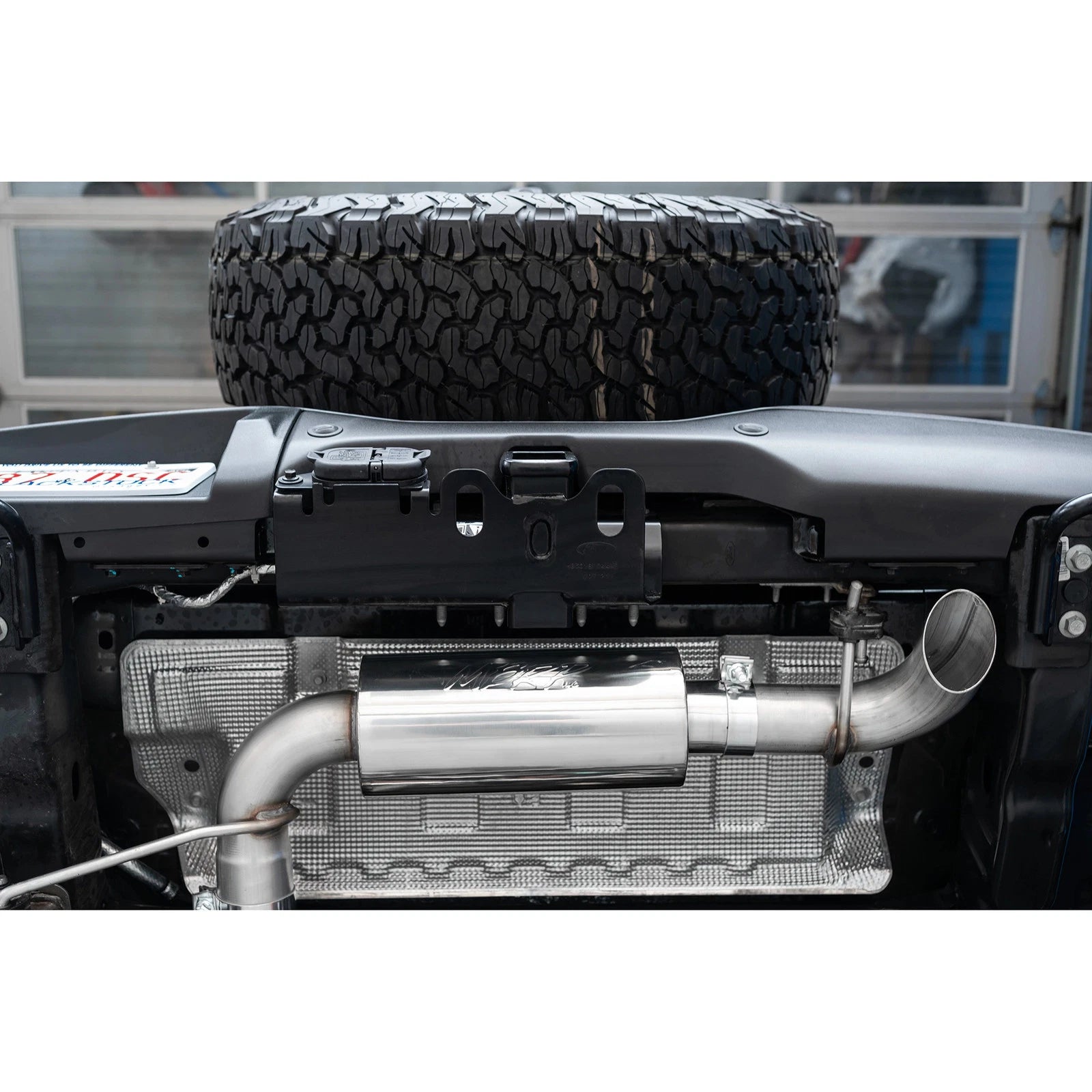 MBRP 21-Up Ford Bronco 2.3L/2.7L EcoBoost 2/4DR T304 Stainless Steel High Clearance Cat-back Exhaust