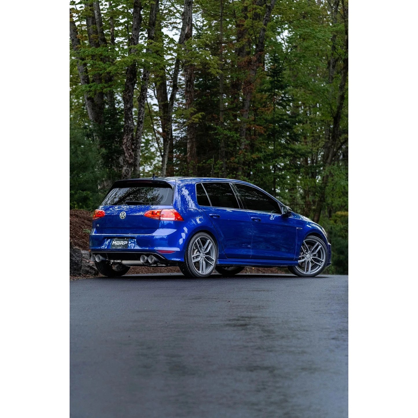 MBRP 15-19 VW Golf R 3 in Cat Back w/ 4 in OD Quad Carbon Fiber Tips - T304