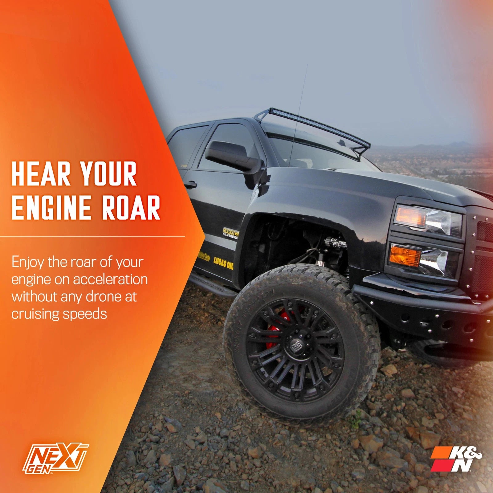 K&N 14-20 Chevy Silverado 1500 (5.3L/6.2L V8) NextGen Cold Air Intake