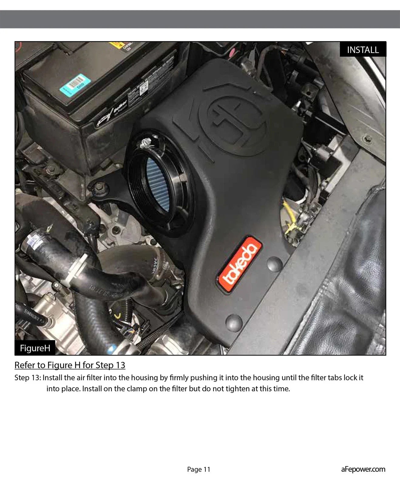 aFe Takeda Momentum Cold Air Intake System w/ Pro DRY S Media Hyundai Elantra Sport 17-20 L4-1.6T