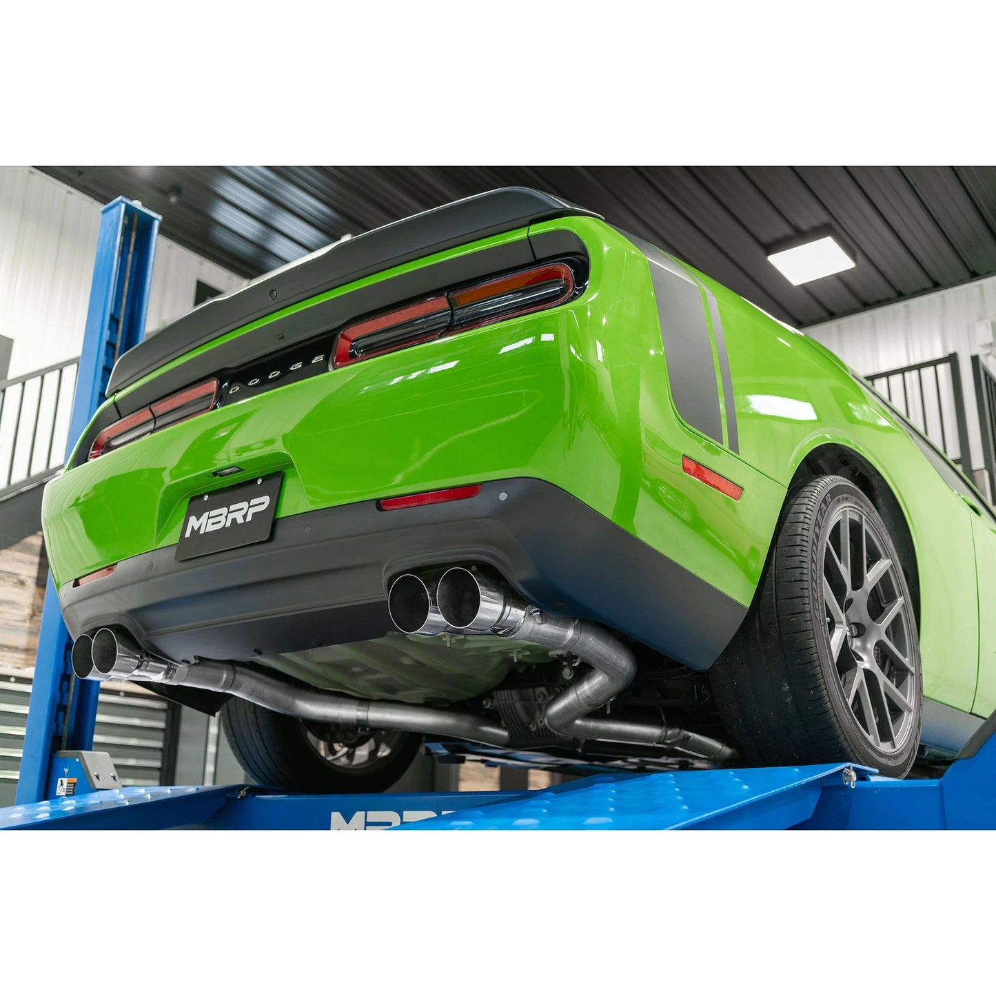 MBRP 15-Up Challenger 5.7L / 17-Up 6.2L/6.4L 3in Race Series Cat-Back w/ Quad Tips AS Exhaust