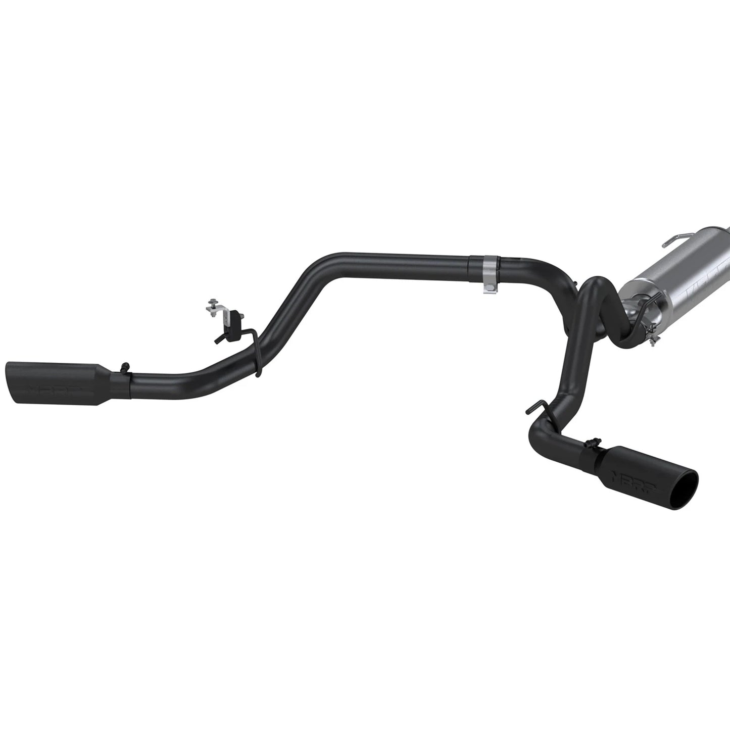 MBRP 2016 Toyota Tacoma 3.5L 3in Cat Back Dual Split Side Black