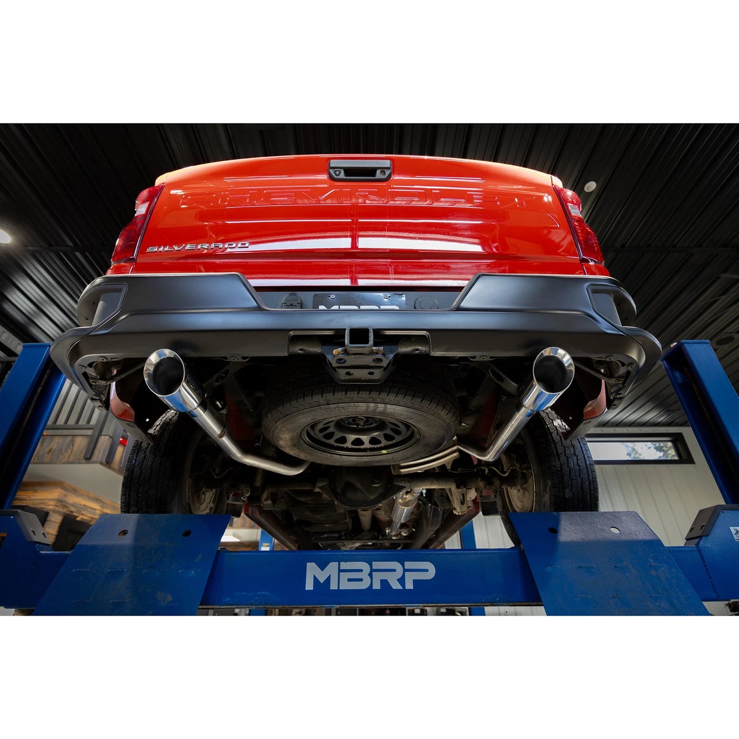 MBRP 2019+ Chevrolet Silverado 1500 / 2019+ GMC Sierra 1500 Alum. 3in Armor Lite Cat-Back Exhaust