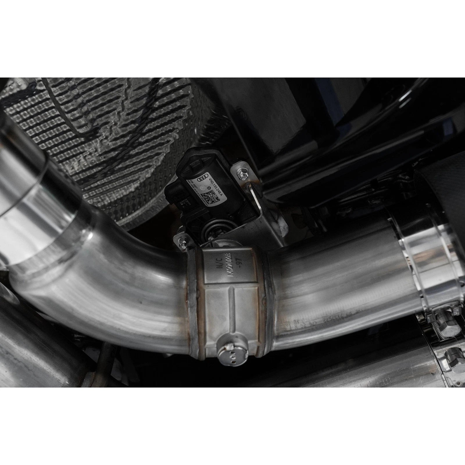 MBRP 2022 Volkswagen Golf R MK8 T304 Stainless Steel 3in Cat-Back, Quad Rear Exit- Carbon Fiber Tip