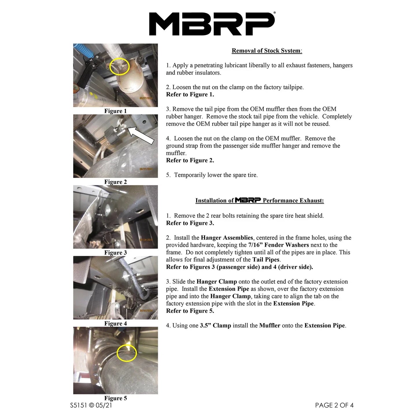 MBRP 14-16 Ram 2500 6.4L 4in 409 SS Dual Side Split Outlet Cat Back Exhaust