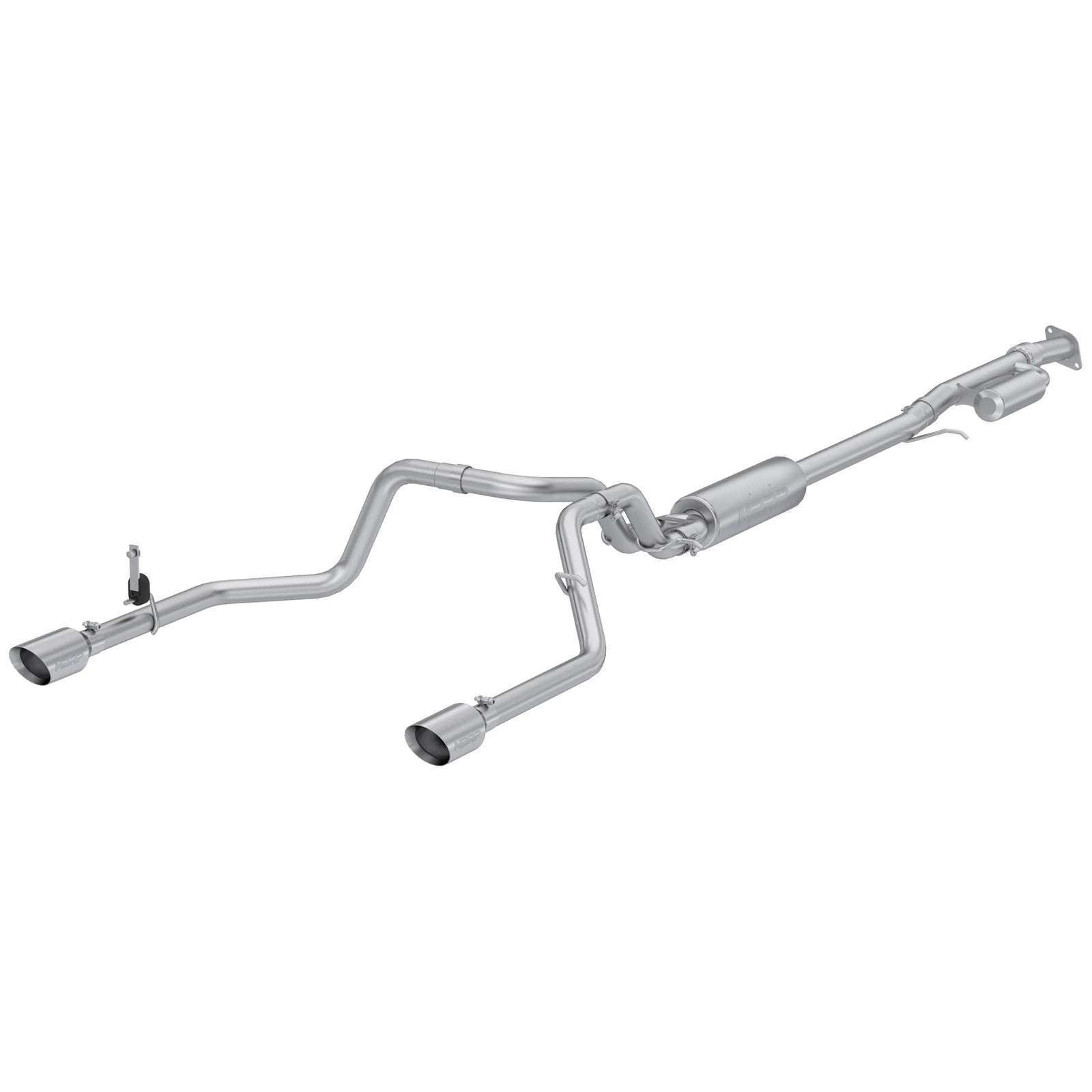 MBRP 2019+ Chevrolet Silverado 1500 / 2019+ GMC Sierra 1500 Alum. 3in Armor Lite Cat-Back Exhaust