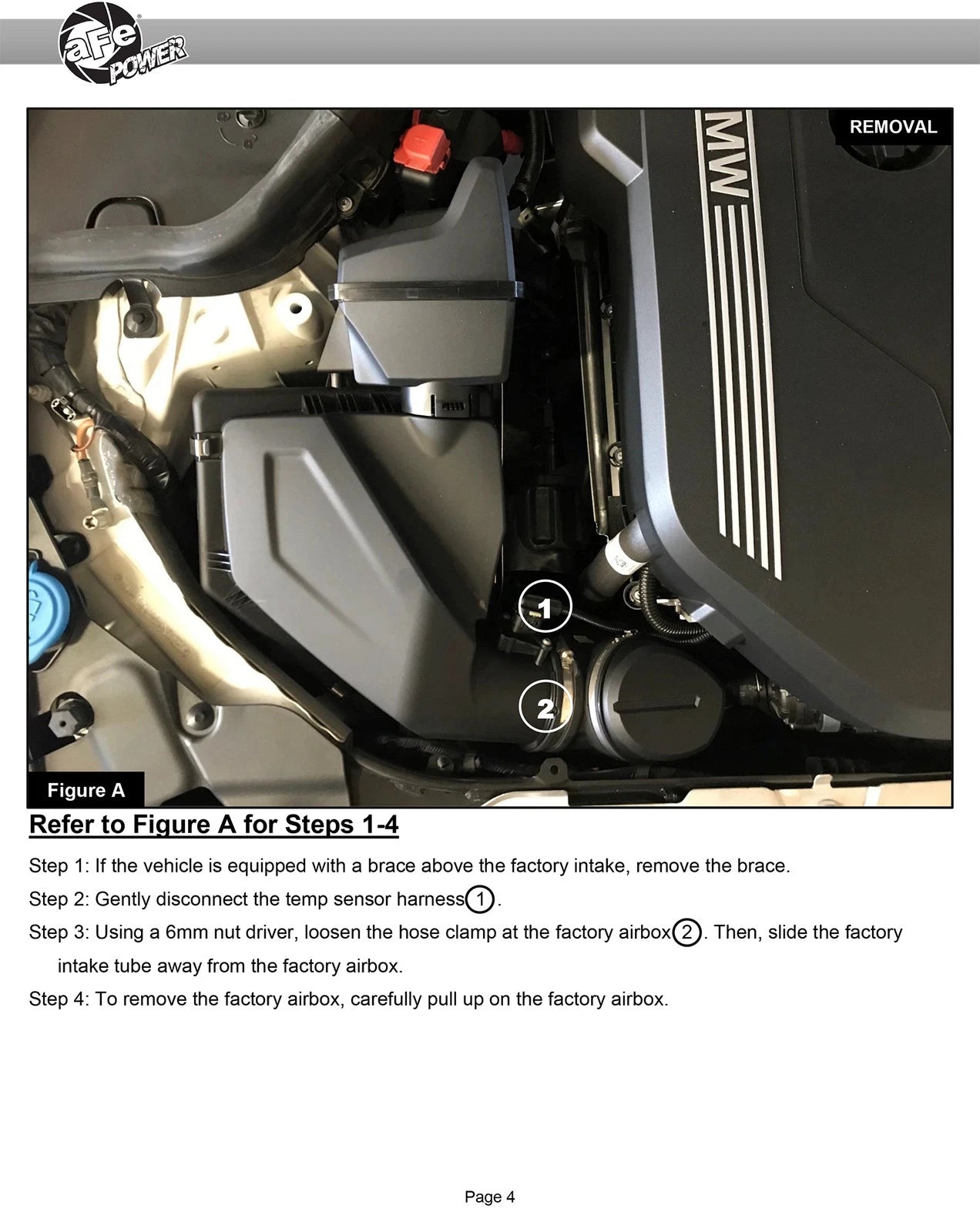aFe Momentum GT Cold Air Intake System w/Pro Dry S Filter 20-21 BMW M340i (G20) 3.0 L6 (t) N58