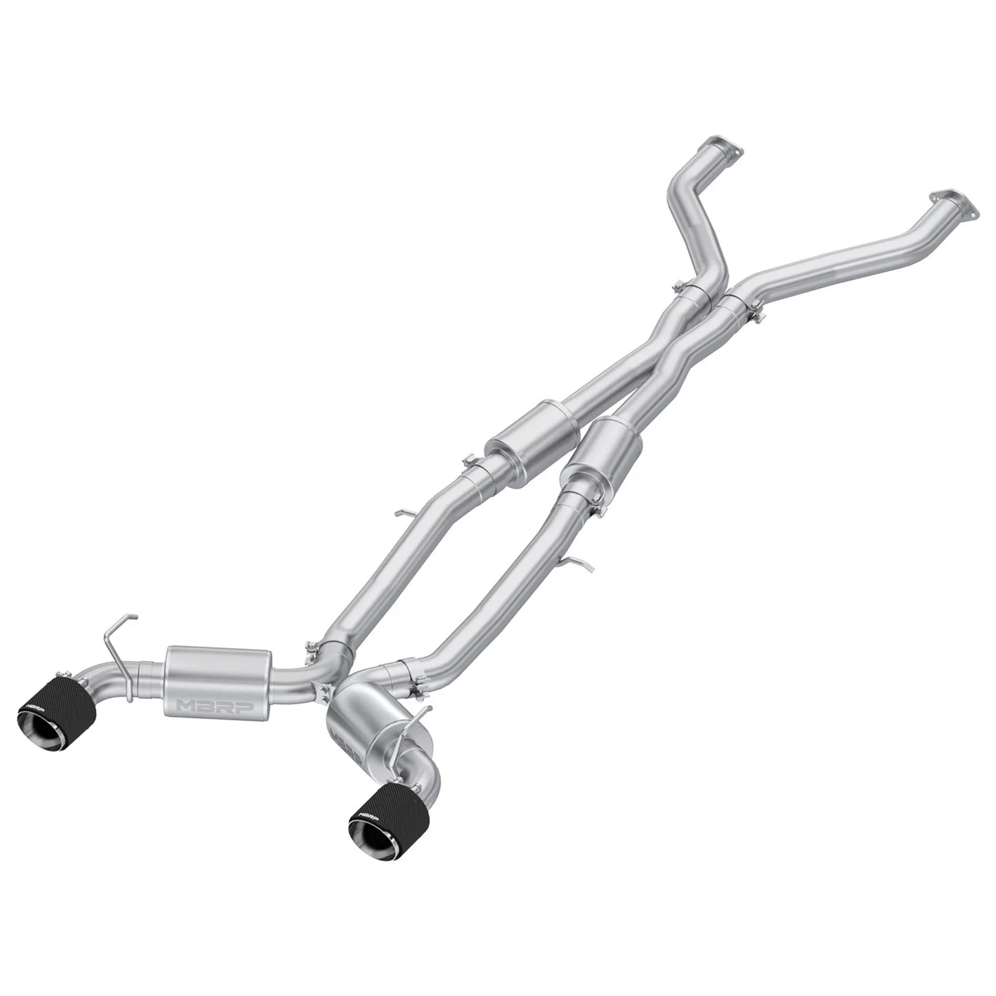 MBRP 23-24 Nissan Z 3.0L Armor Pro T304 Stainless Steel 3in Cat-Back Dual Rear Exit w/ 5in OD CF Tip