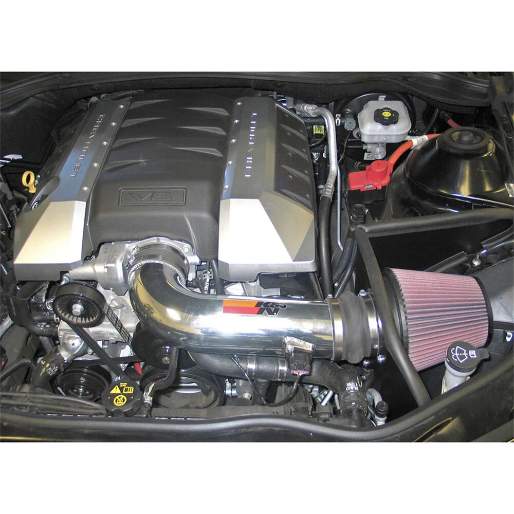 K&N 10 Camaro 6.2L V8 Polished Typhoon Short Ram Intake