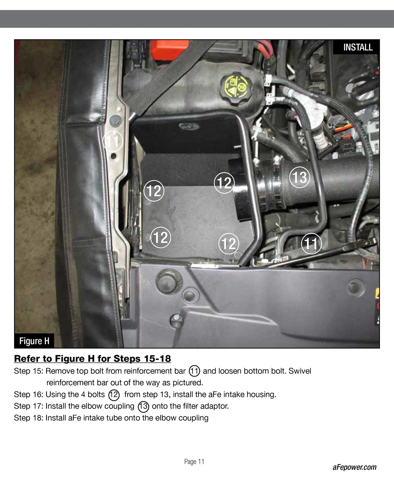 aFe Magnum FORCE Pro DRY S Stage-2 Intake 14-17 GM Silverado/Sierra 1500 5.3L/6.2L w/ Electric Fan