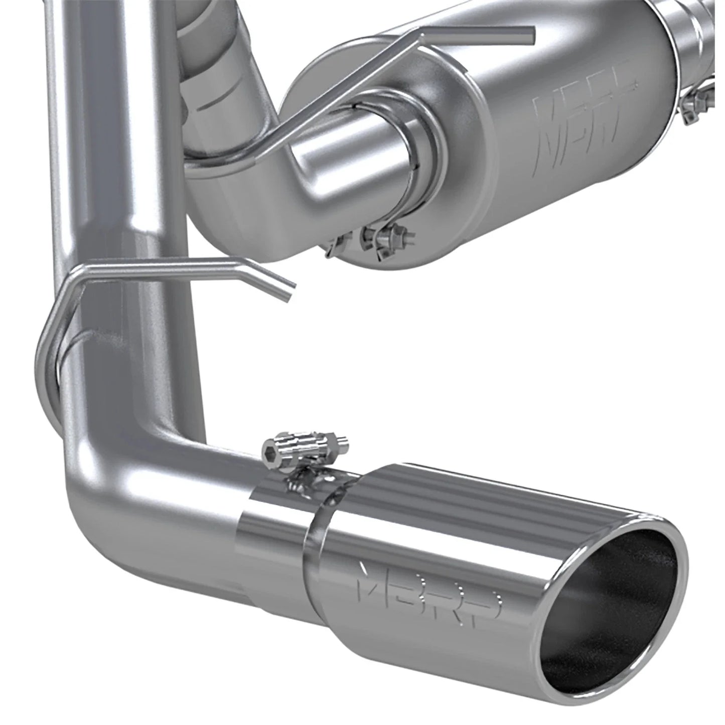 MBRP 14 Chevy/GMC 1500 Silverado/Sierra 4.3L V6/5.3L V8 Single Side Exit AL 3in Cat Back Exhaust