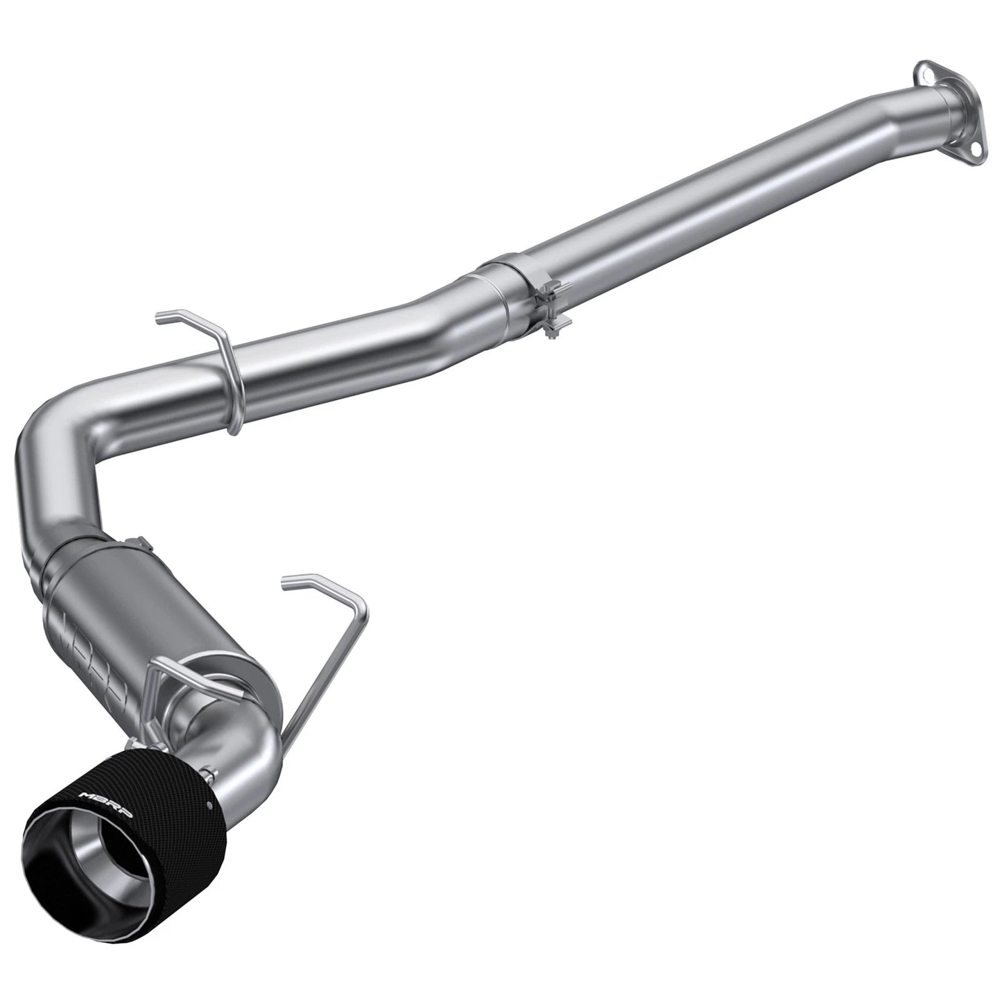 MBRP 12-22 Subaru BRZ 17-22 Toyota GR86 Stainless Steel 3in Cat-Back-Single Rear Exit w Carbon Tips