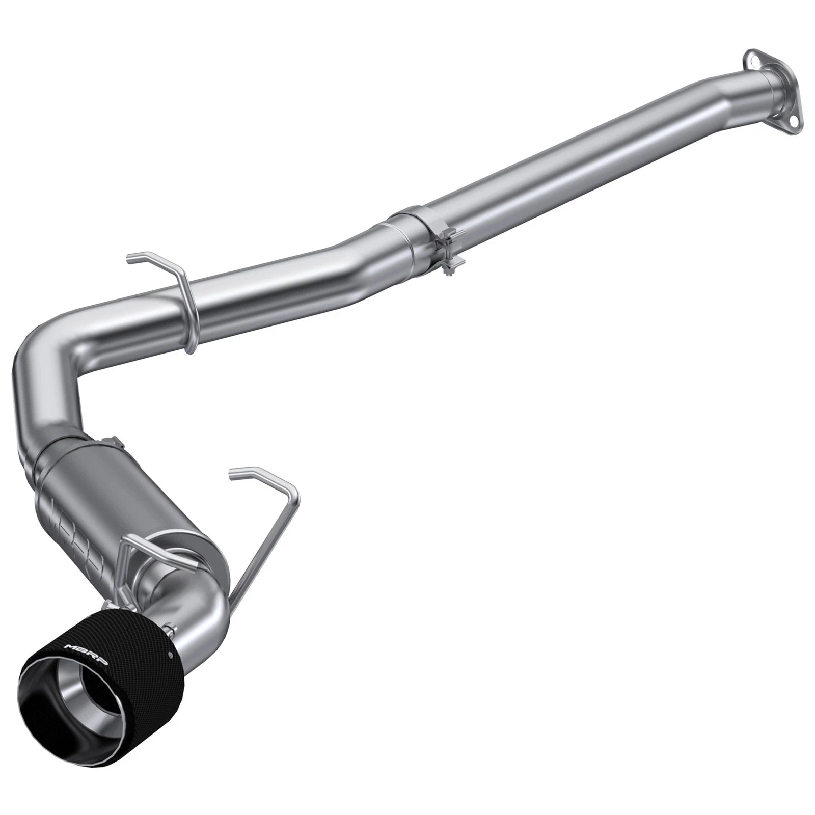 MBRP 12-22 Subaru BRZ 17-22 Toyota GR86 Stainless Steel 3in Cat-Back-Single Rear Exit w Carbon Tips