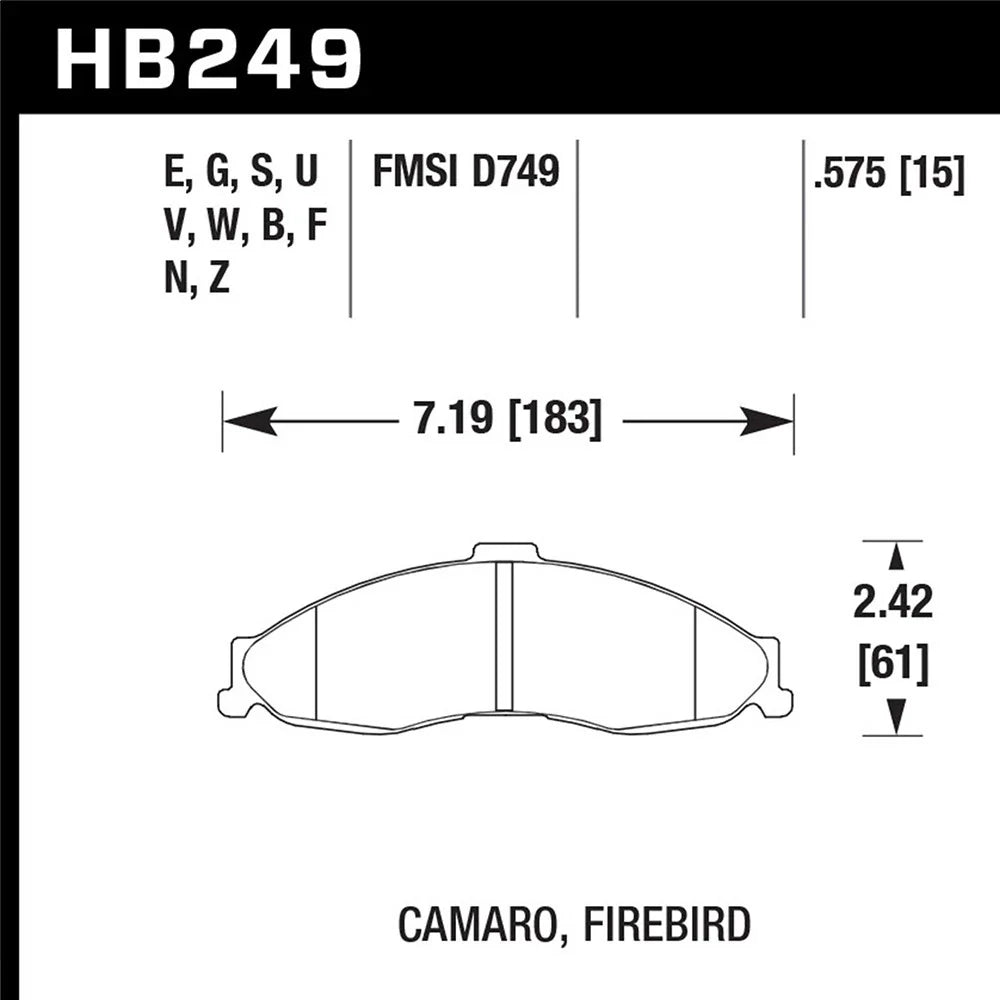 Hawk HPS Street Brake Pads