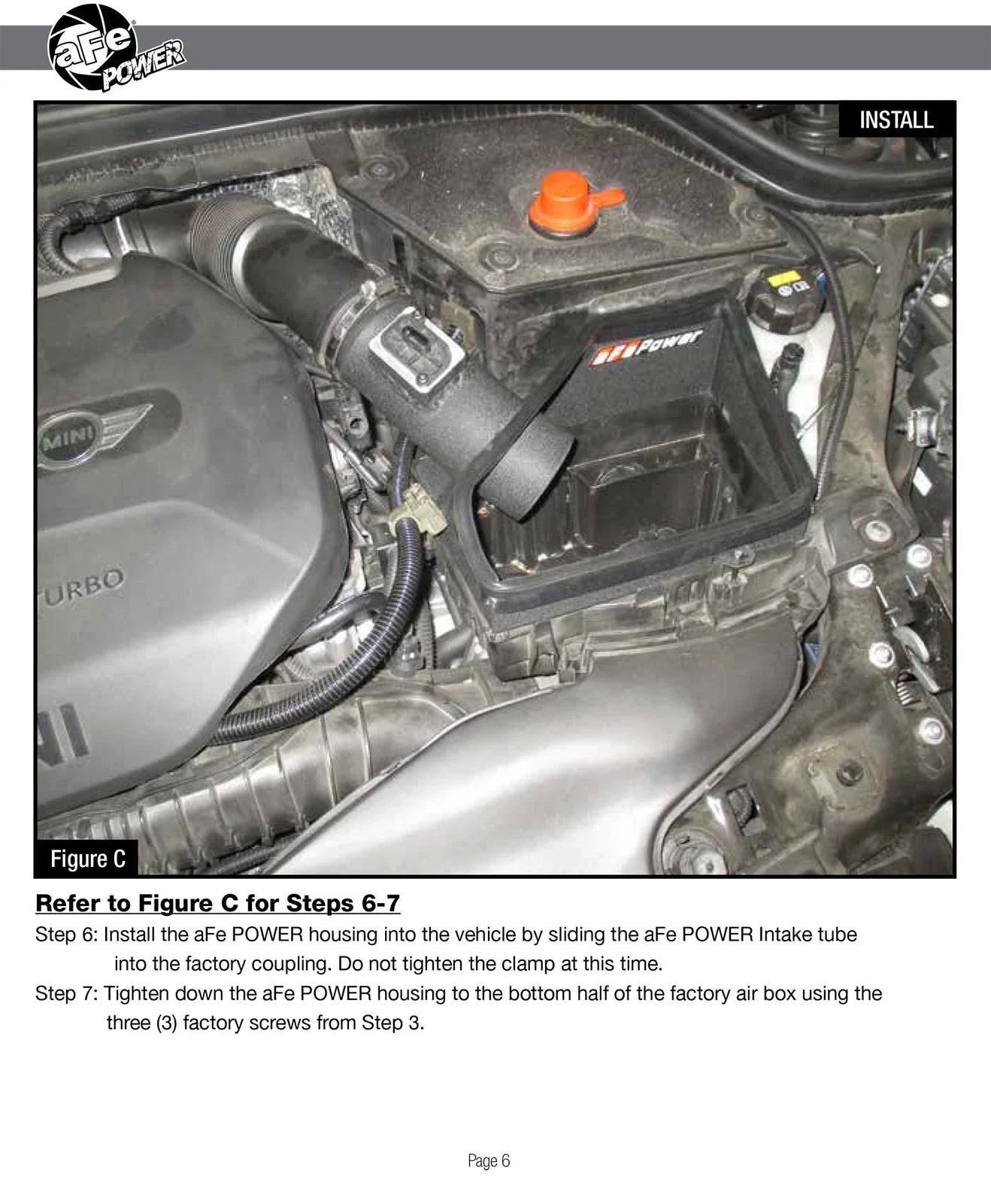 aFe Power Magnum Force Stage-2 Pro 5R Cold Air Intake System 15-17 Mini Cooper S F55/F56 L4 2.0(T)