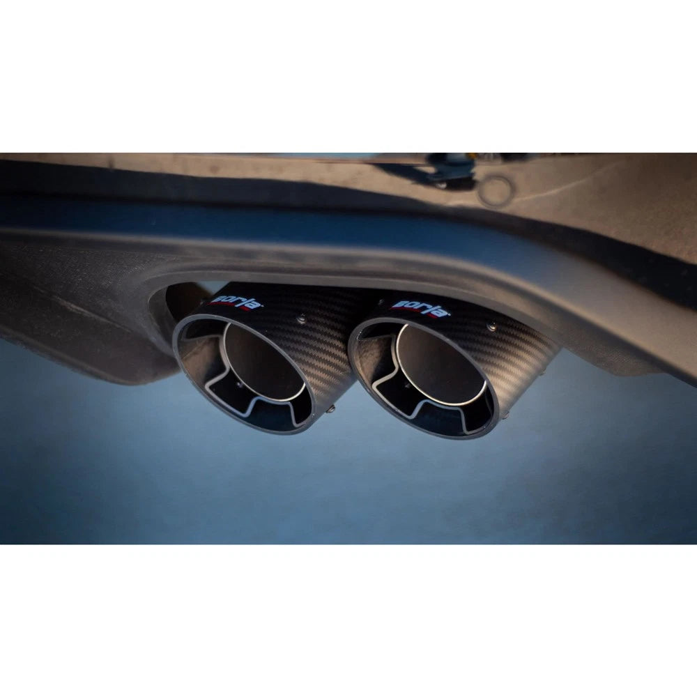 Borla 2018 Ford Mustang GT 5.0L AT/MT 3in Atak Catback Exhaust w/ Valves (Carbon Fiber Black Tip)