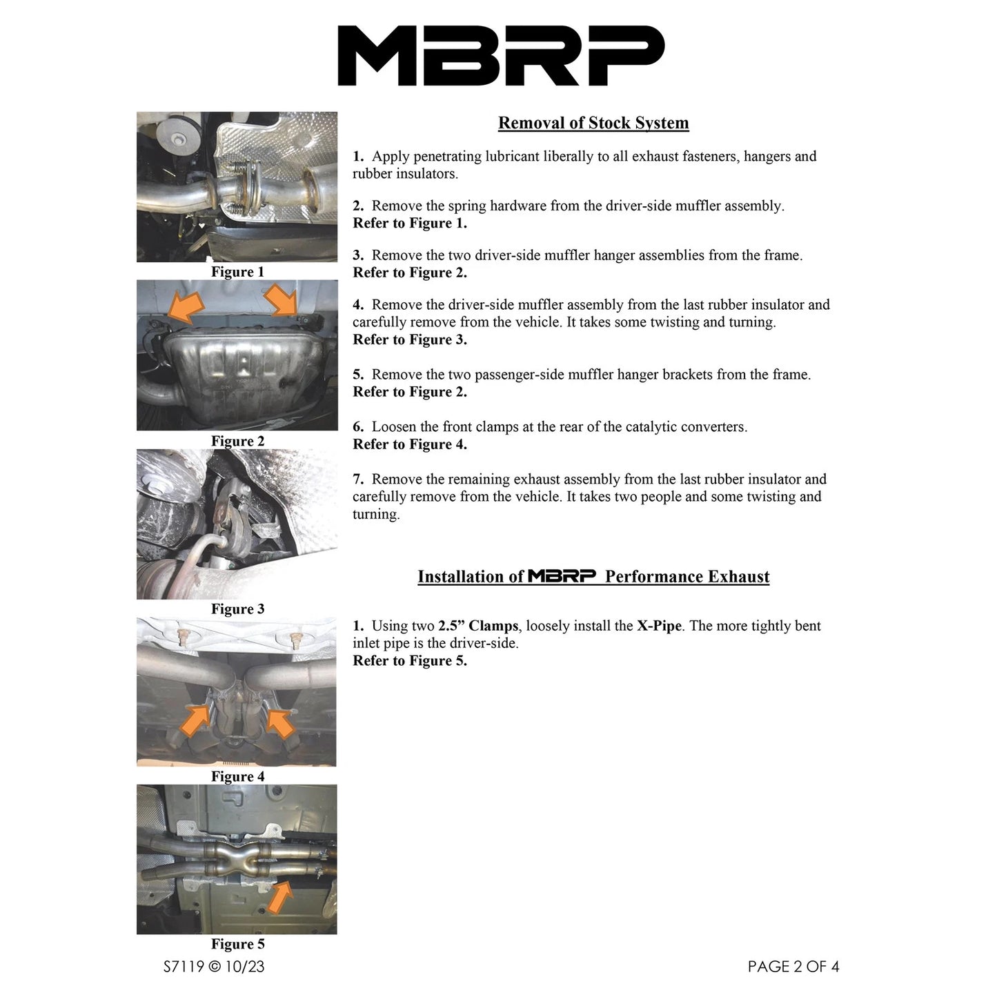 MBRP 15-16 Dodge Charger 5.7L Cat Back T304 Exhaust System