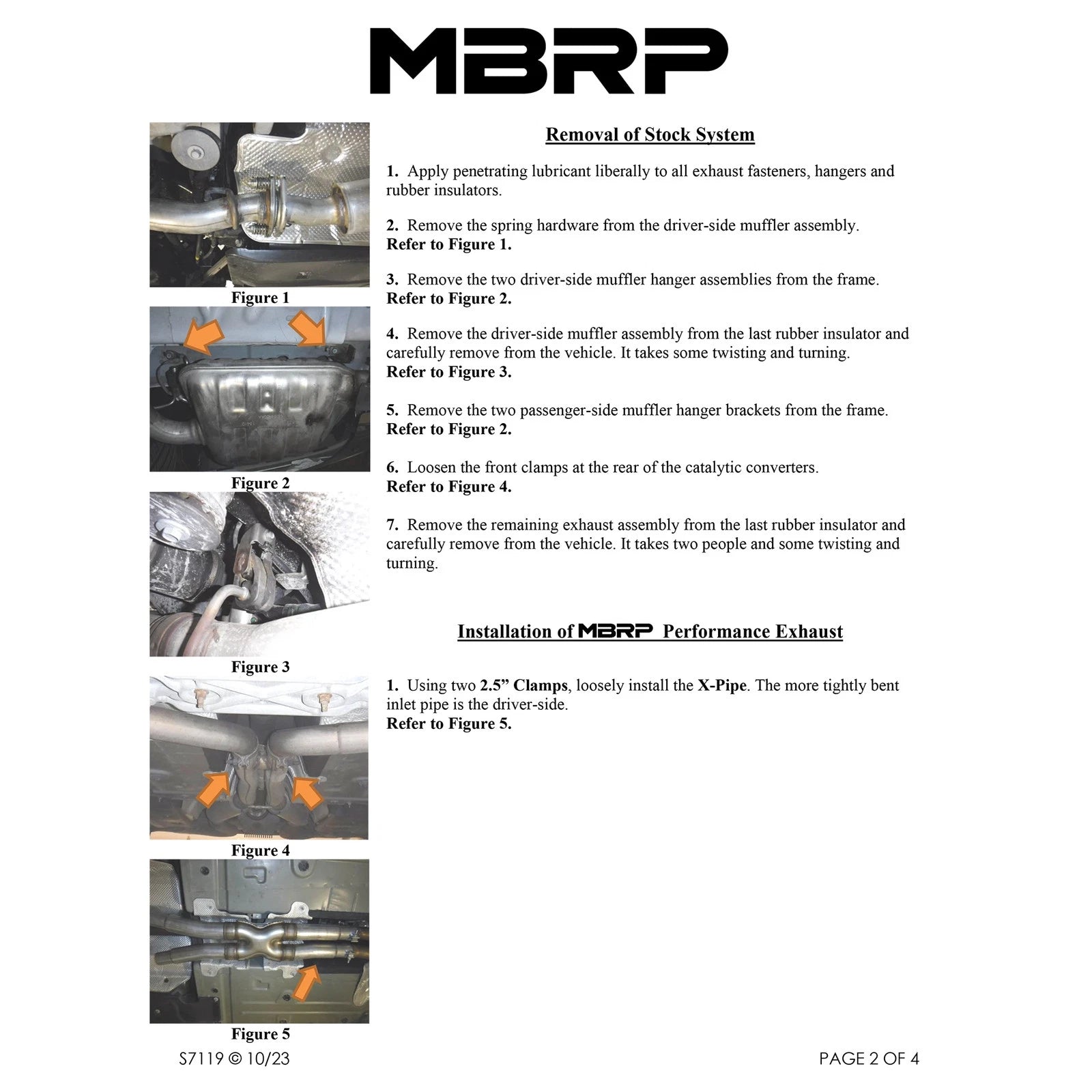 MBRP 15-16 Dodge Charger 5.7L Cat Back T304 Exhaust System