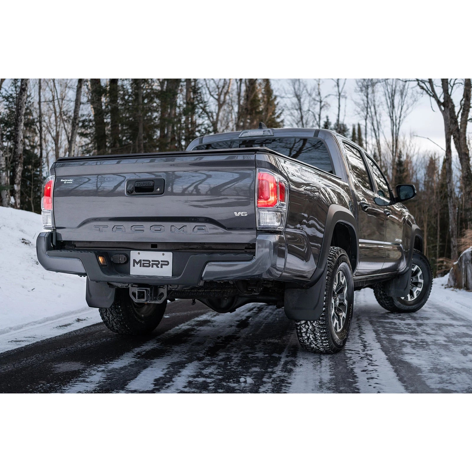 MBRP 2016 Toyota Tacoma 3.5L Cat Back Turn Down Style Aluminized Exhaust System