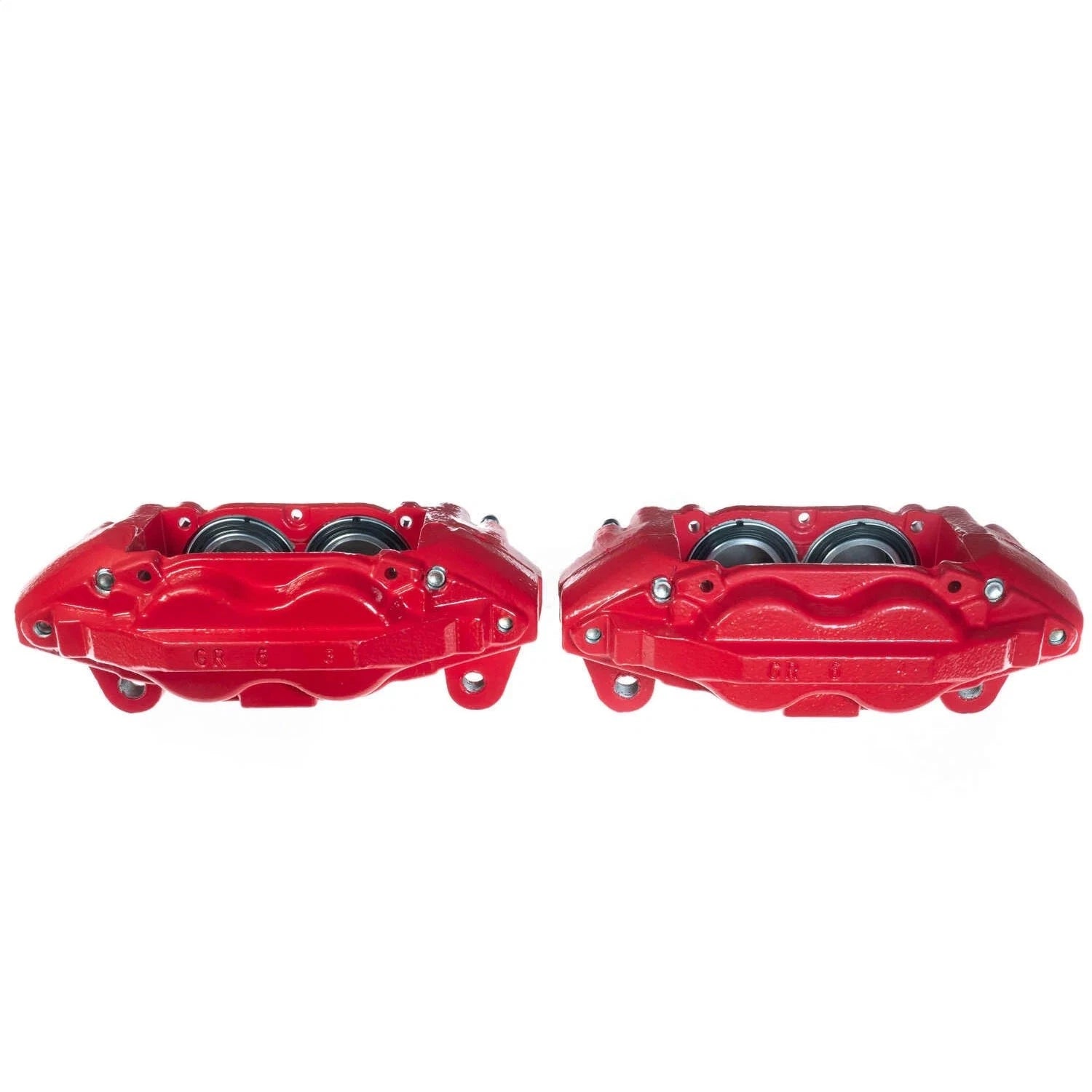 Power Stop 16-21 Toyota Sequoia Front Red Calipers - Pair