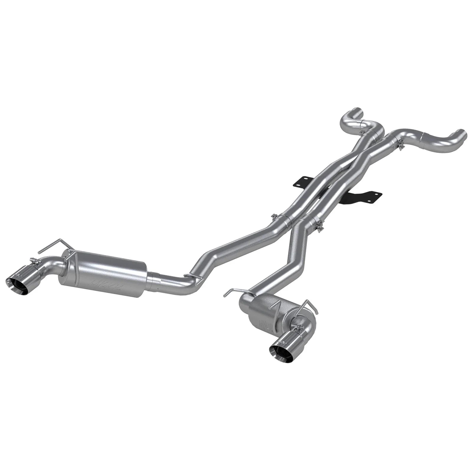 MBRP 2010 Chev Camaro V8 6.2L 6 Speed Dual Cat Back Round Tips (11 Conv. MUST purchase mbrpAD1710)