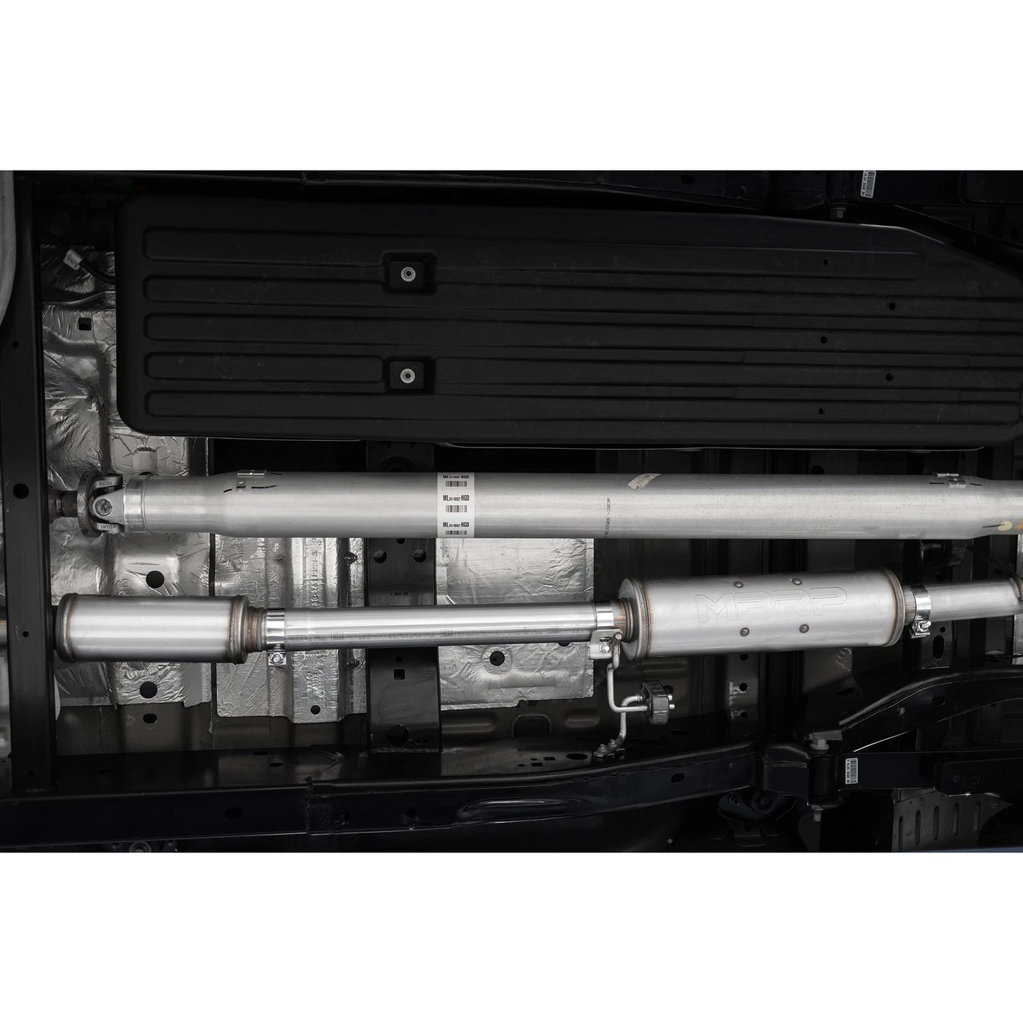 MBRP 2021+ Ford F-150 2.7L/ 3.5L Ecoboost 5.0L Single Side 3in Black Coated Catback Exhaust