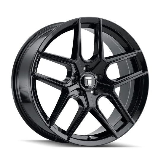 Touren 3279 TR79 19x8.5 / 5x114.3 BP / 35mm Offset / 72.6mm Hub Gloss Black Wheel
