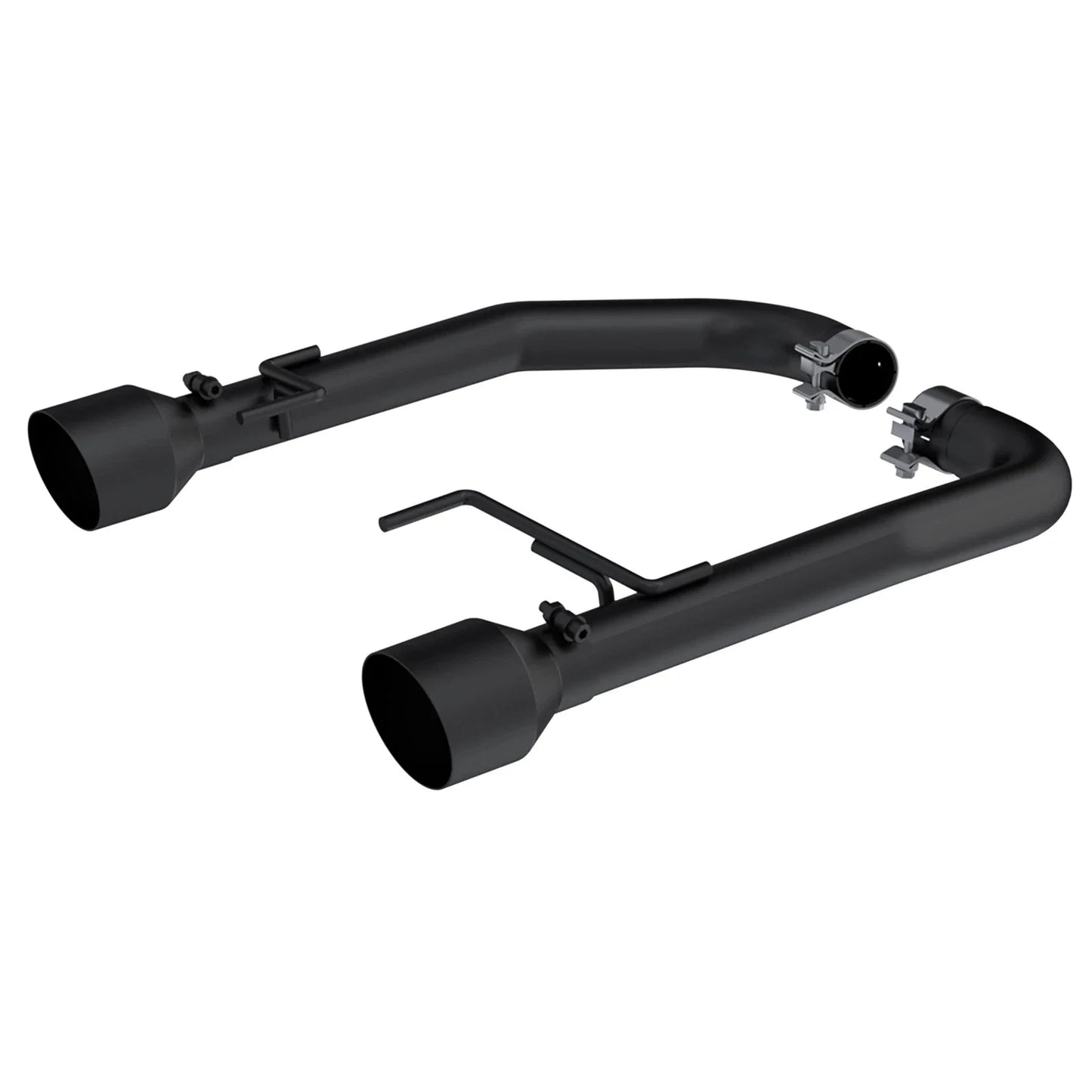 MBRP 15-23 Ford Mustang 2.3L EcoBoost Black 2.5in Axle Back Dual Split Rear Exit (Race Version)