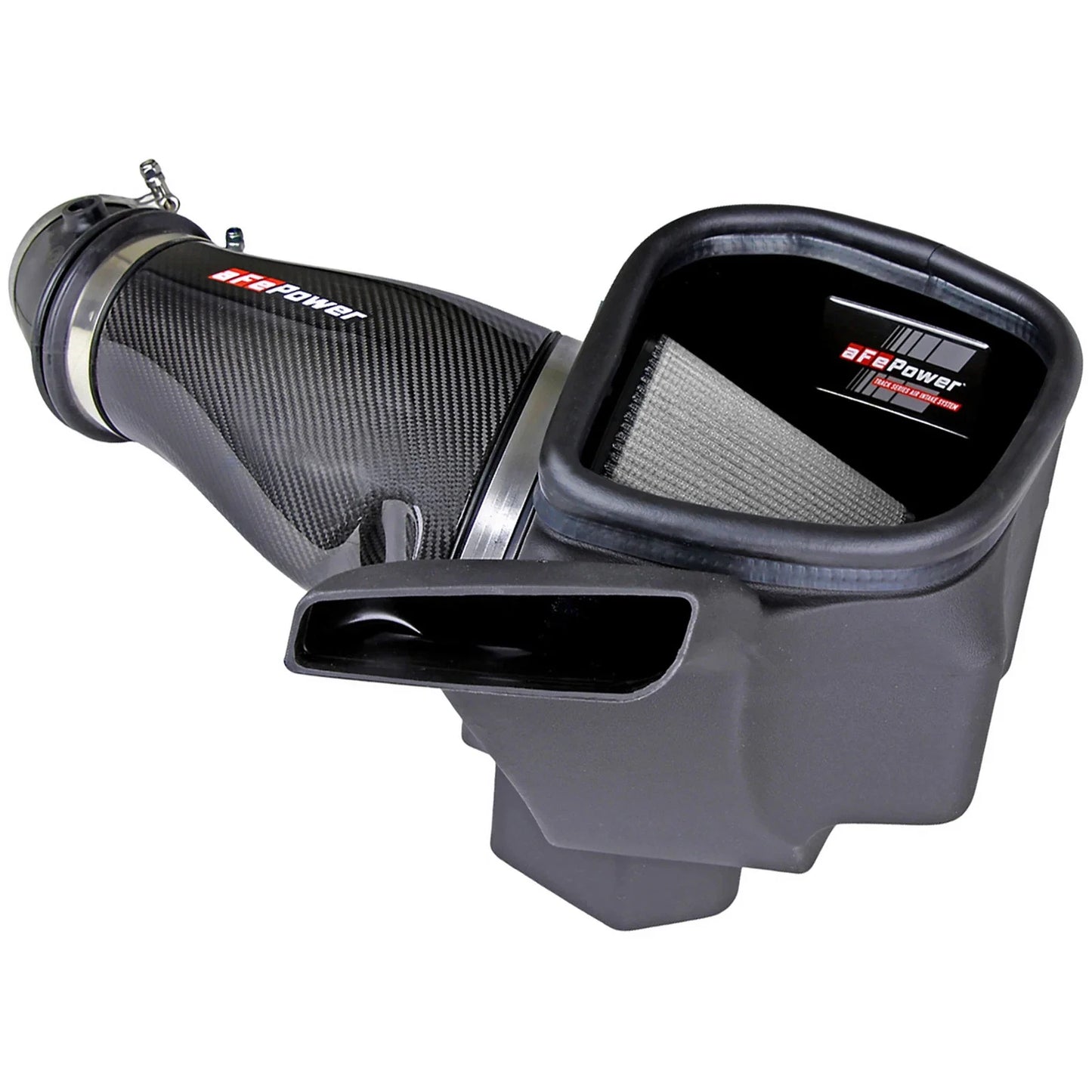 aFe Track Series Carbon Fiber Pro Dry S AIS - 2018 Jeep Grand Cherokee Trackhawk (WK2) V8-6.2L(SC)