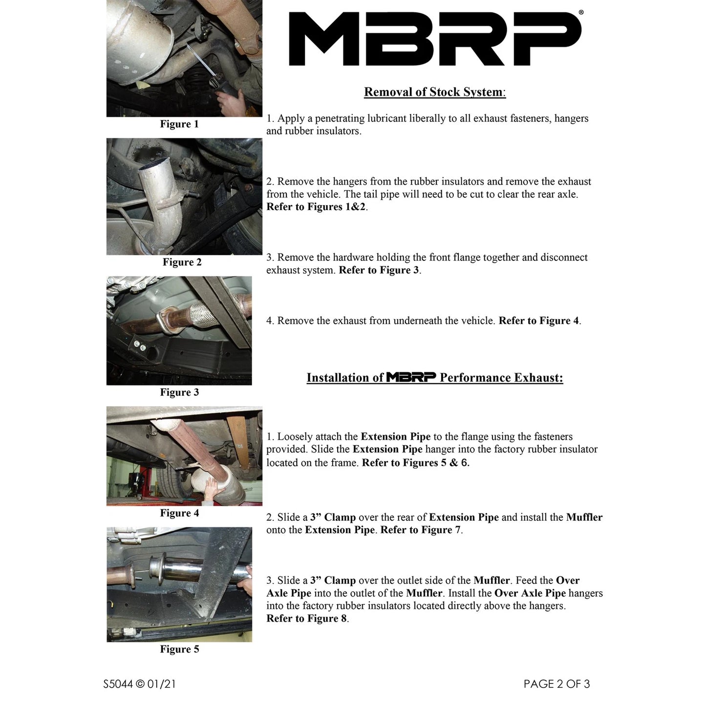 MBRP 2007 Chev/GMC Yukon/Chev Tahoe 5.3 L Cat Back Single Side