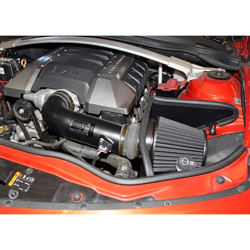 K&N 10-13 Chevy Camaro 6.2L V8 Black Performance Intake Kit
