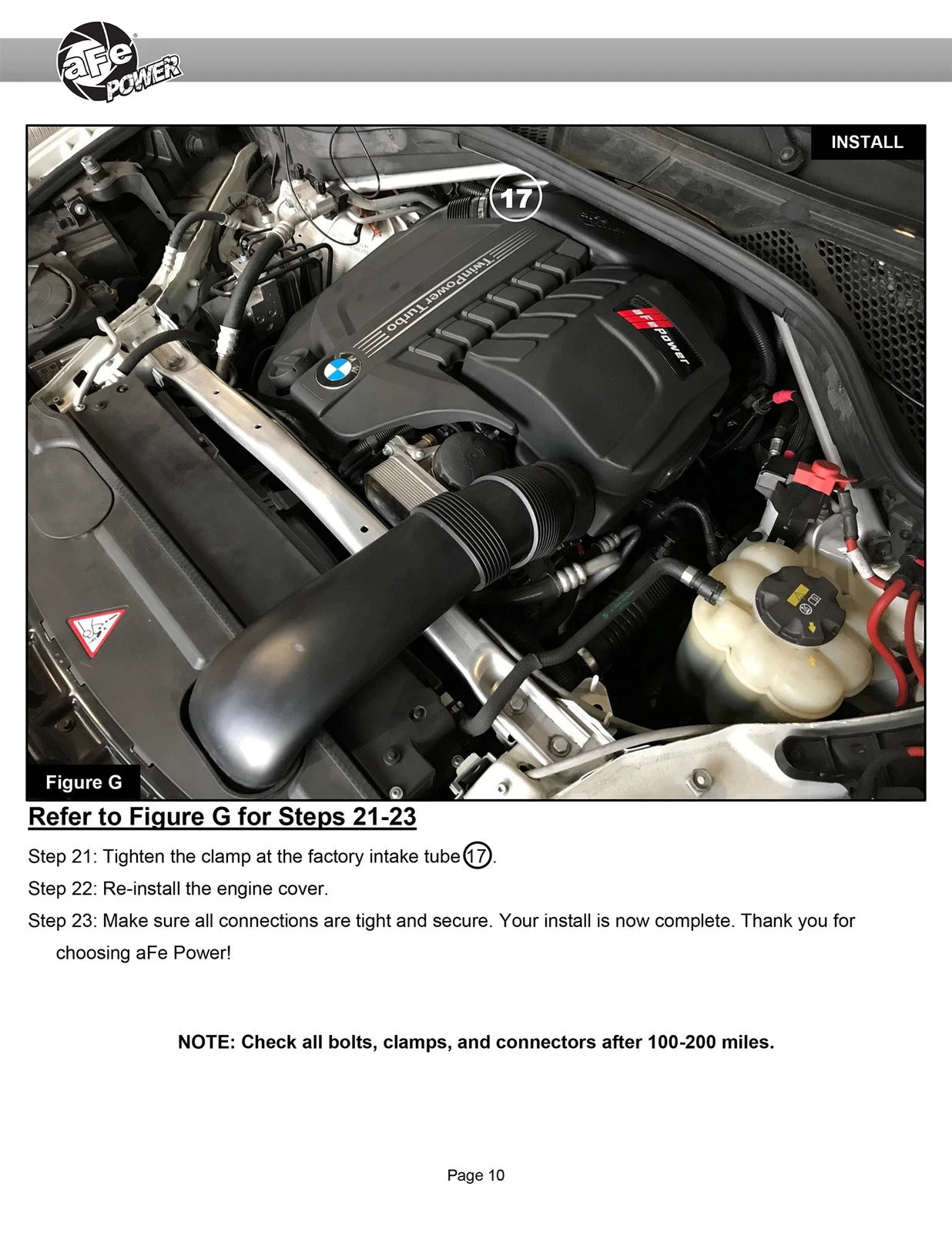 aFe Magnum Force Stage-2Si Cold Air Intake System w/ Pro 5R Media BMW X5 (F15) / X6 (F16) 14-19 3.0L