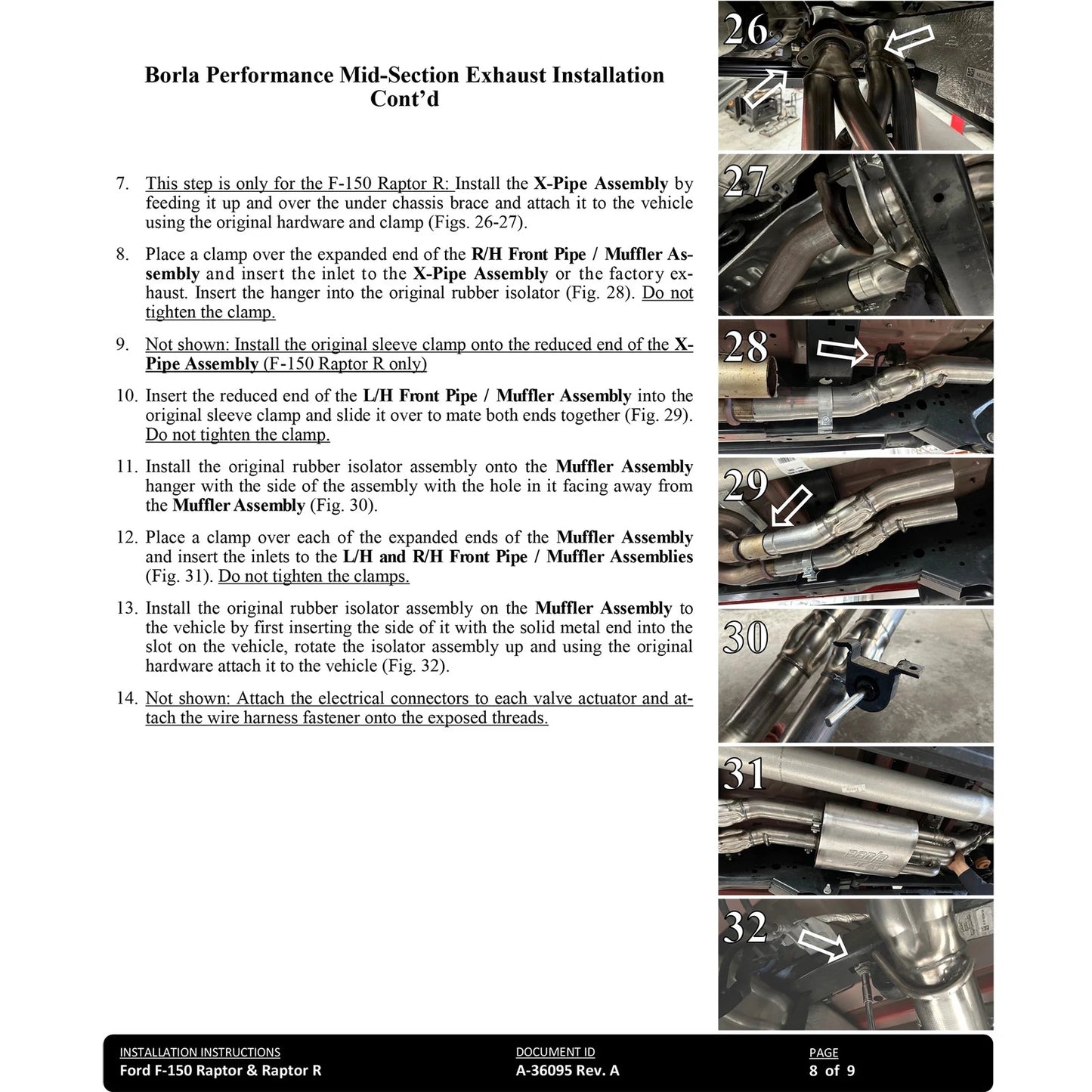 Borla 23-24 Ford F-150 Raptor R ATAK Catback Exhaust