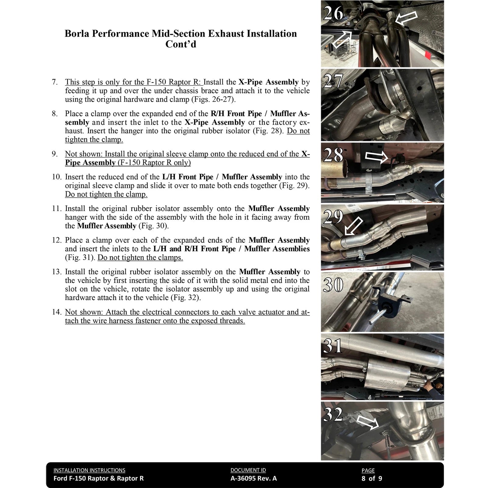Borla 23-24 Ford F-150 Raptor R ATAK Catback Exhaust