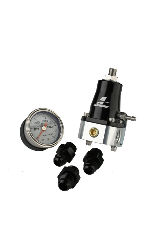 Aeromotive Adjustable Regulator - EFI Bypass - (2) -6 Inlets/(1) -6 Return