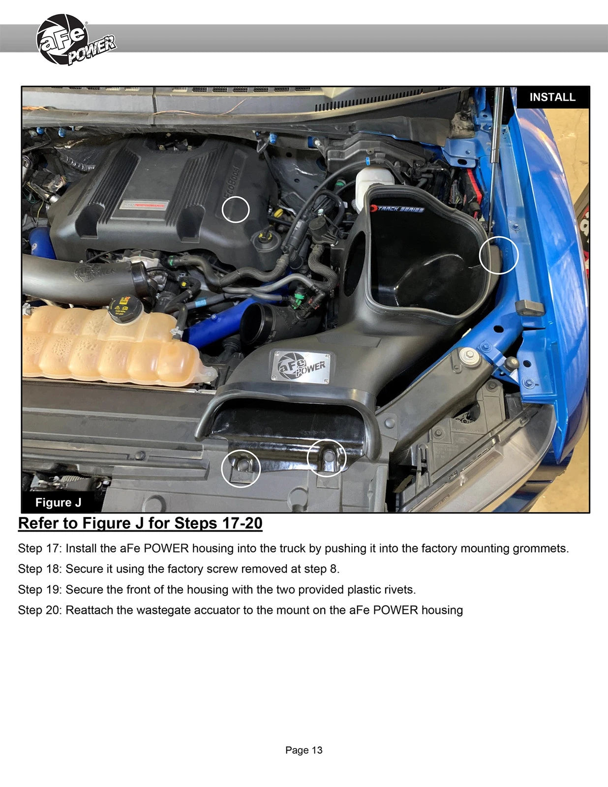 aFe 17-20 Ford F-150/Raptor Track Series Carbon Fiber Cold Air Intake System With Pro DRY S Filters