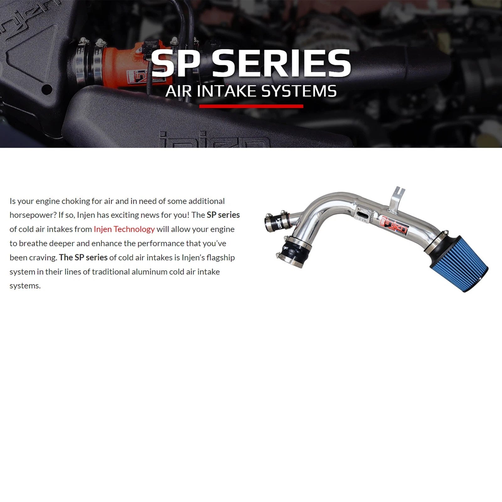 Injen 15-19 Hyundai Sonata 2.0T Polished Short Ram Air Intake