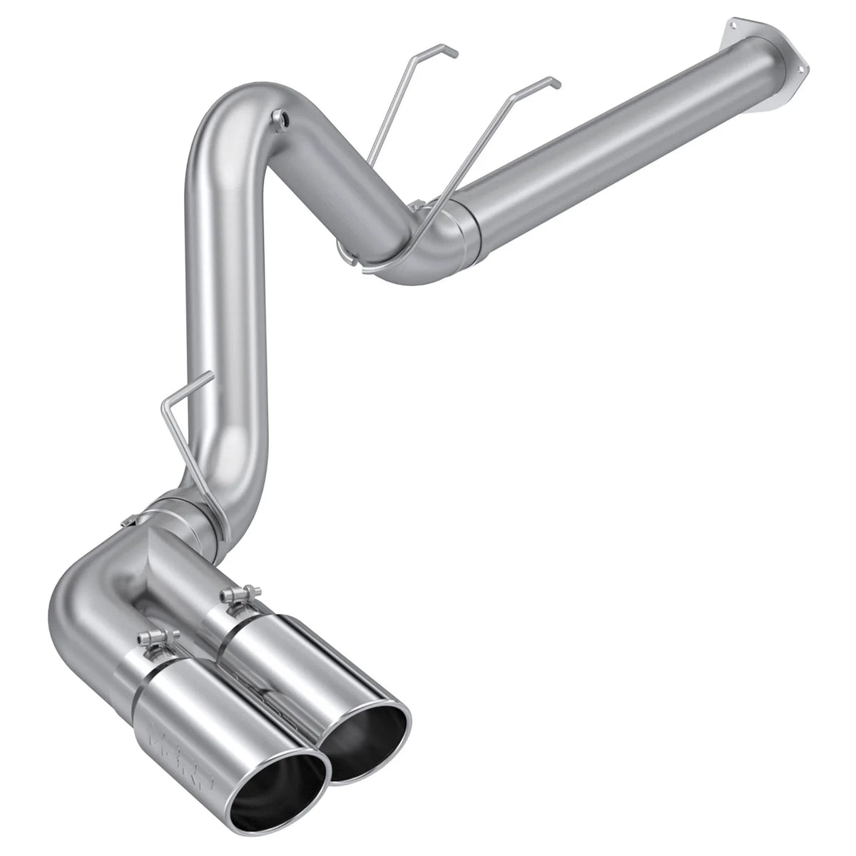 MBRP 17-19 Ford F-250/350/450 6.7L 4in Filter Back Single Side Dual Exit T409 Exhaust System