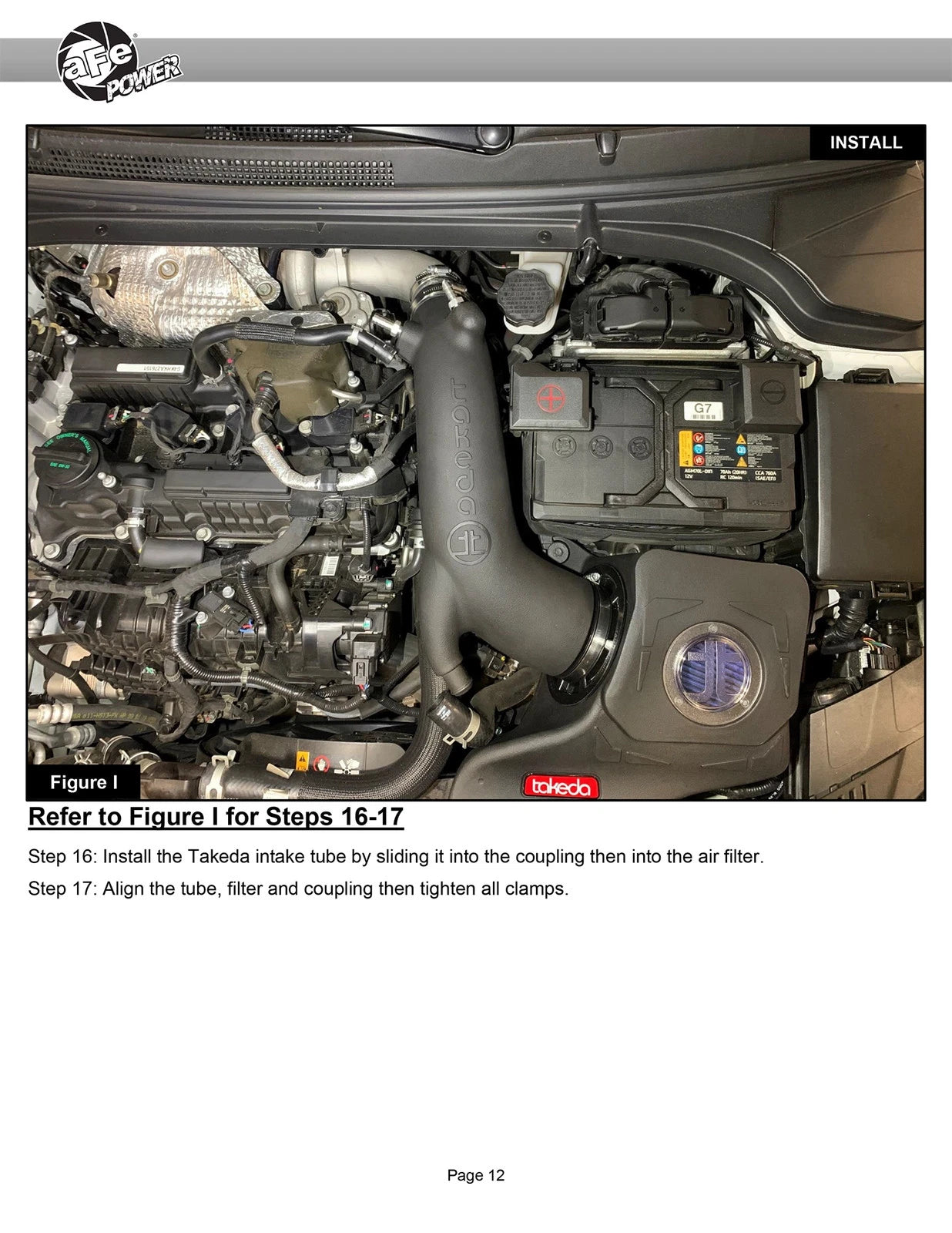 aFe Takeda Momentum GT Pro 5R Cold Air Intake System 19-20 Hyundai Veloster N 2.0L (t)