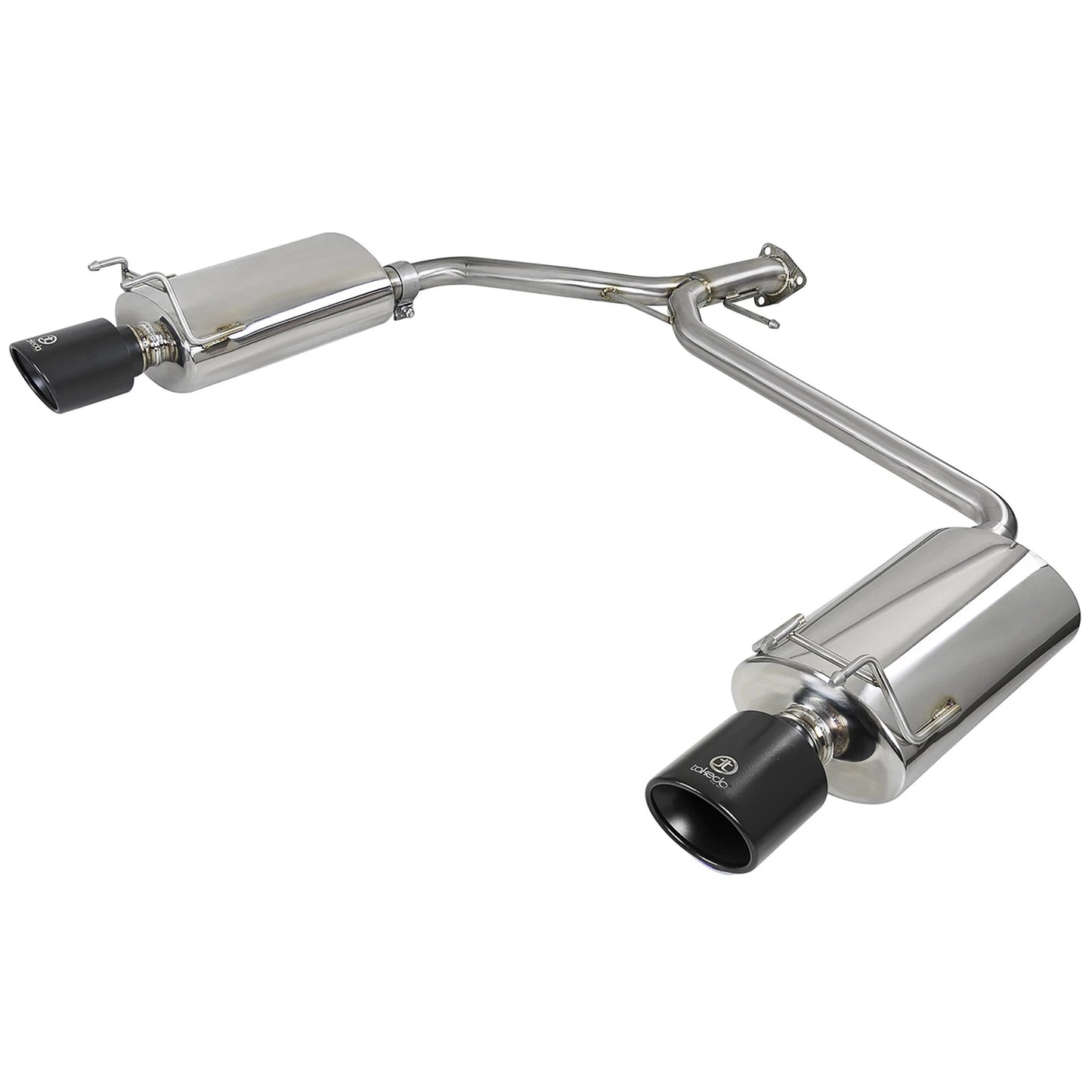 aFe Takeda 2.25-1.75in 304 SS Axle-Back Exhaust w/ Black Tips 13-17 Honda Accord Sport Sedan I4-2.4L