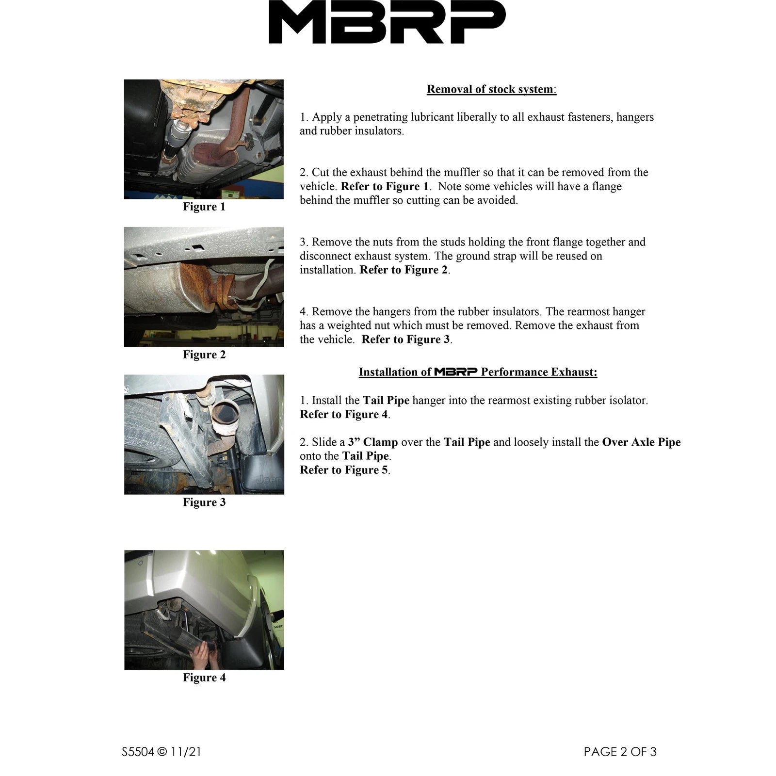 MBRP 2006-2008 Jeep Commander 4.7L 5.7L Hemi Cat Back Single