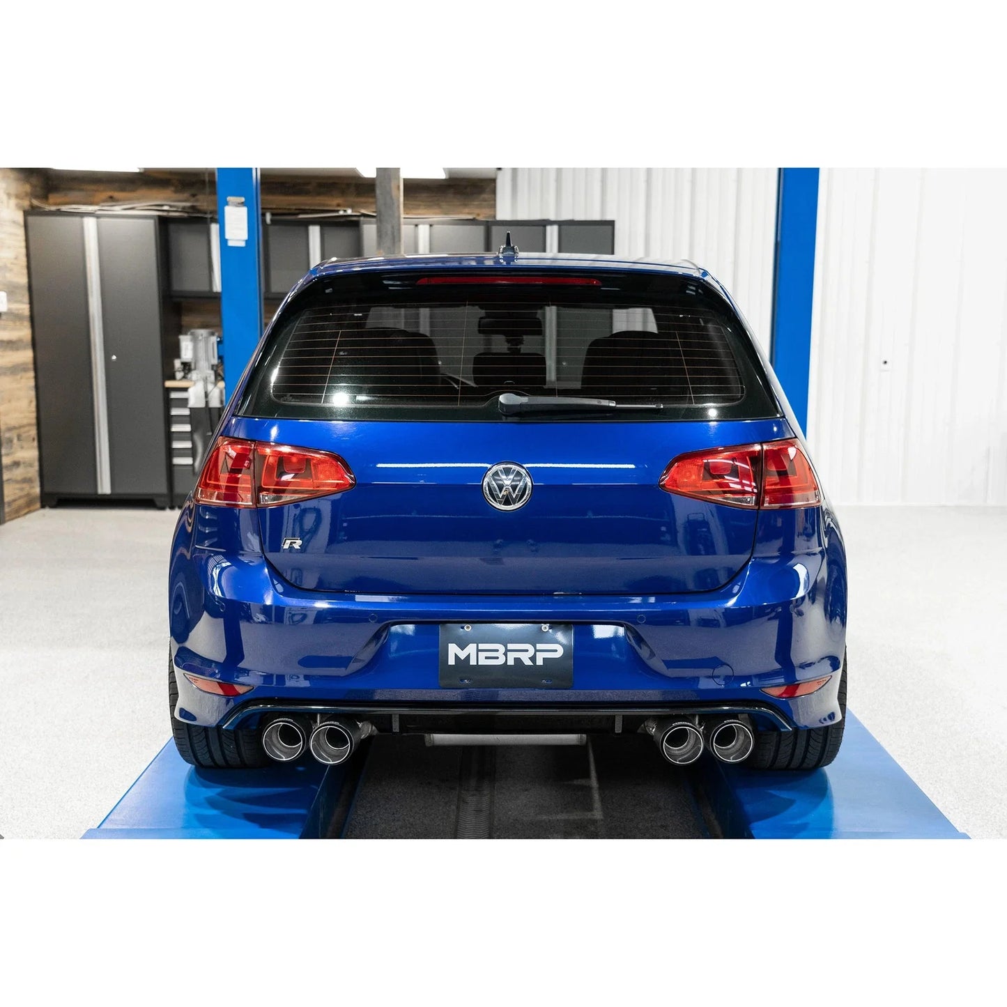 MBRP 15-19 VW Golf R 3 in Cat Back w/ 4 in OD Quad Carbon Fiber Tips - T304