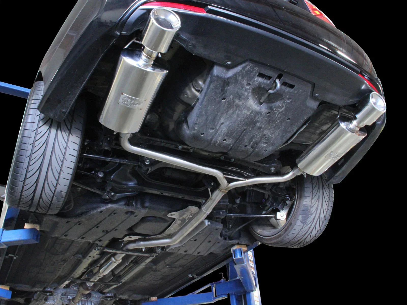 aFe Takeda Exhaust 304SS Dual Cat-Back w/ Polished Tips 13-17 Honda Accord LX/EX/EX-L Sedan L4 2.4L